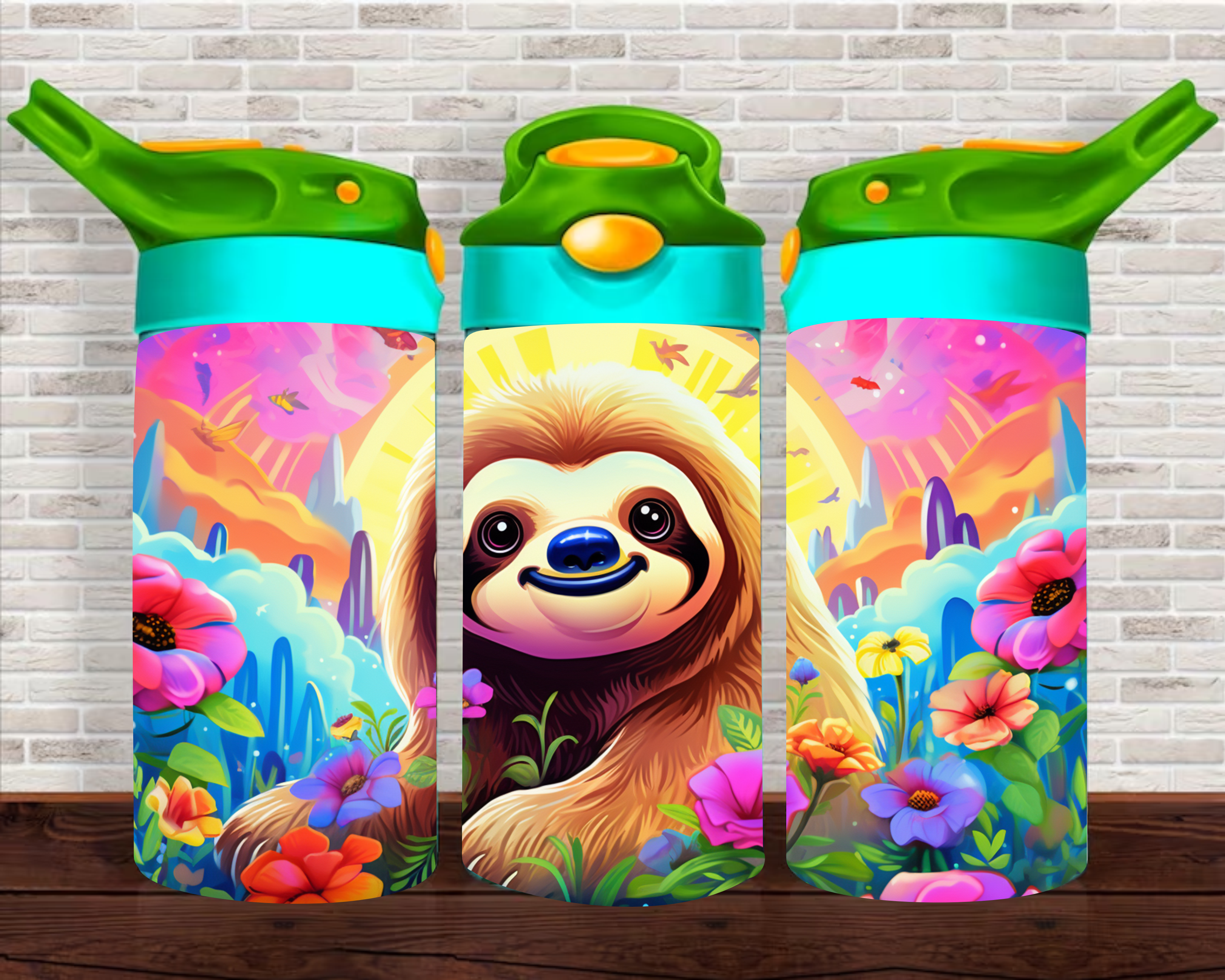 Sloth - 12 oz Tumbler Wrap Sublimation Transfers