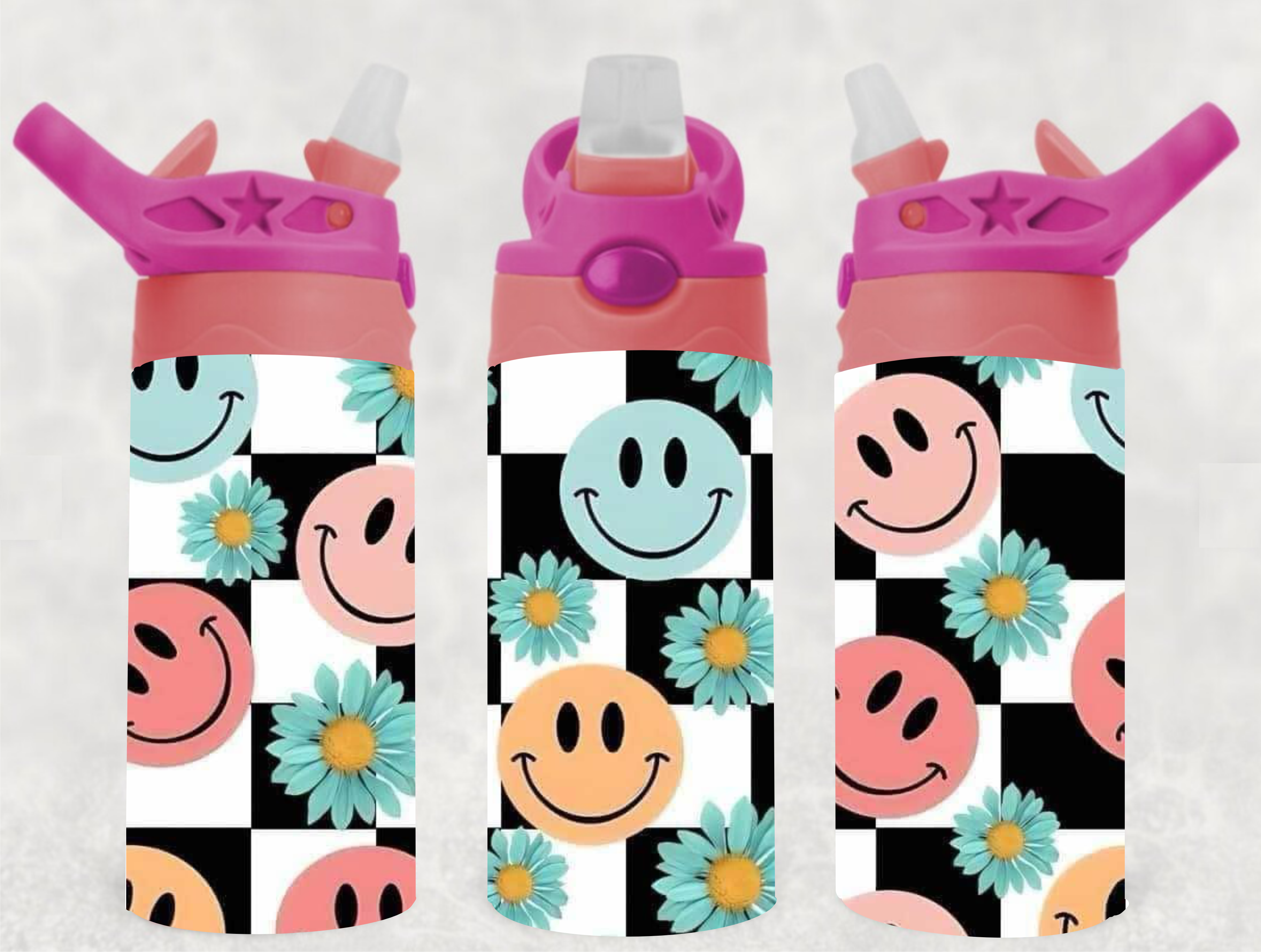 Smilies - 12 oz Tumbler Wrap Vinyl Transfers