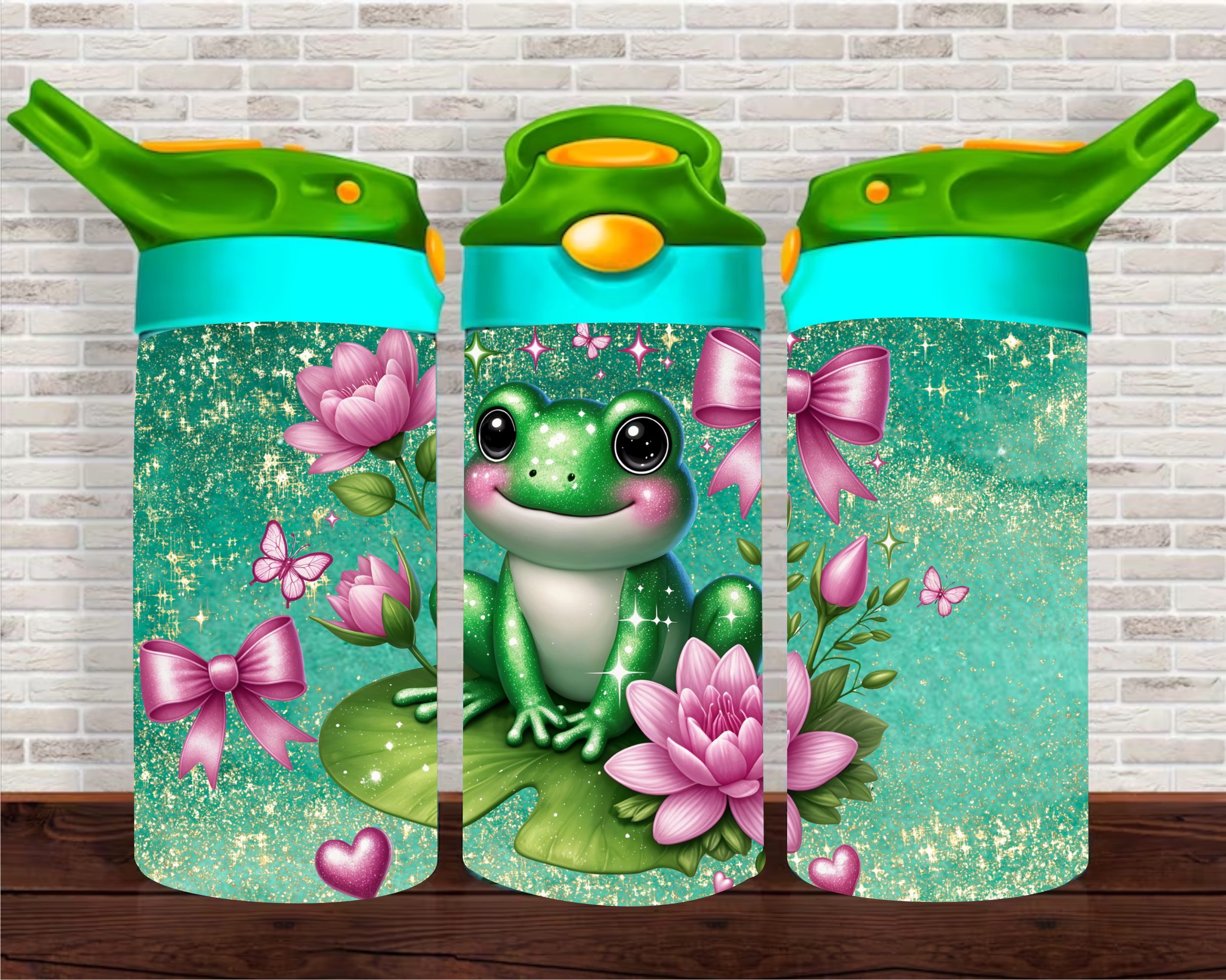 Frog - 12 oz Tumbler Wrap - Vinyl Transfers