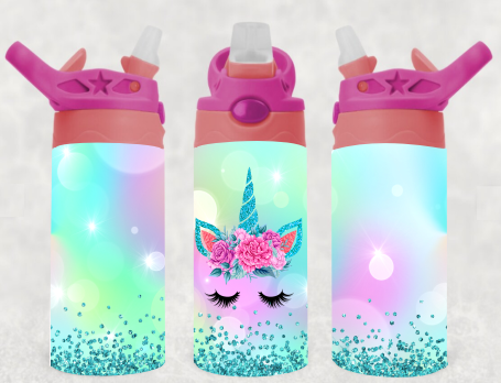 Unicorn - 12 oz Tumbler Wrap - Vinyl Transfers
