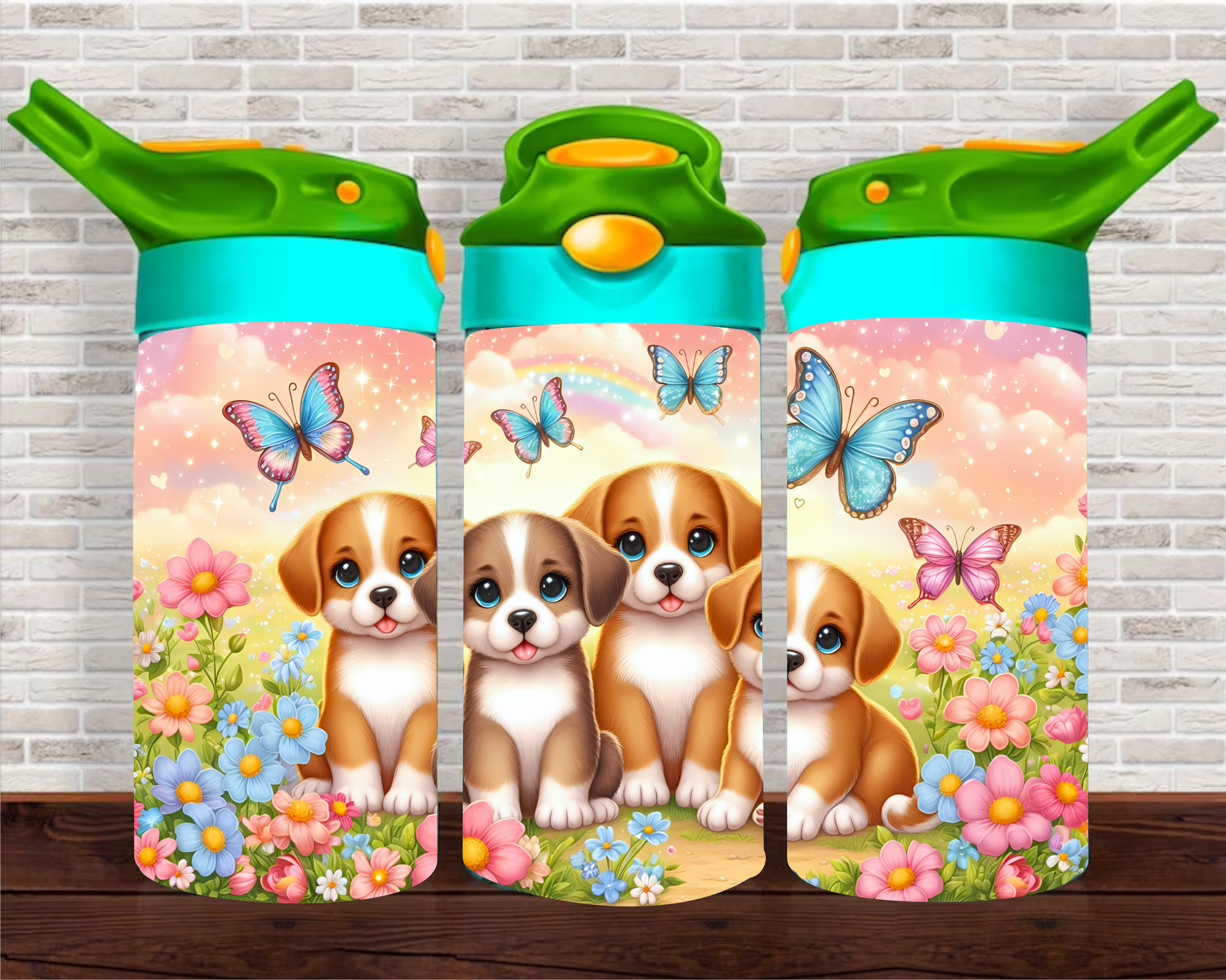 Puppies - 12 oz Tumbler Wrap Sublimation Transfers