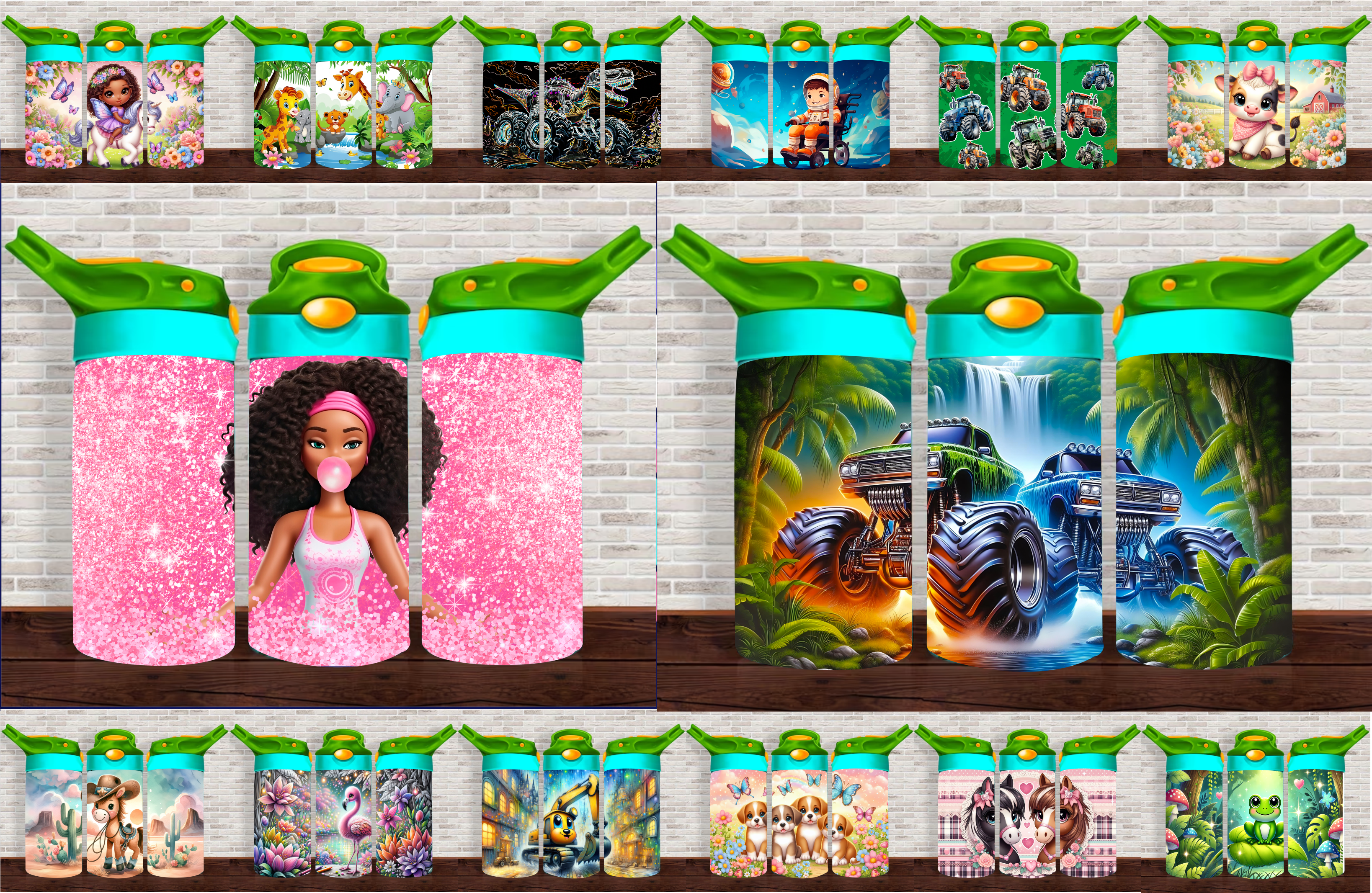 12 oz Tumbler Wrap Sublimation Transfers