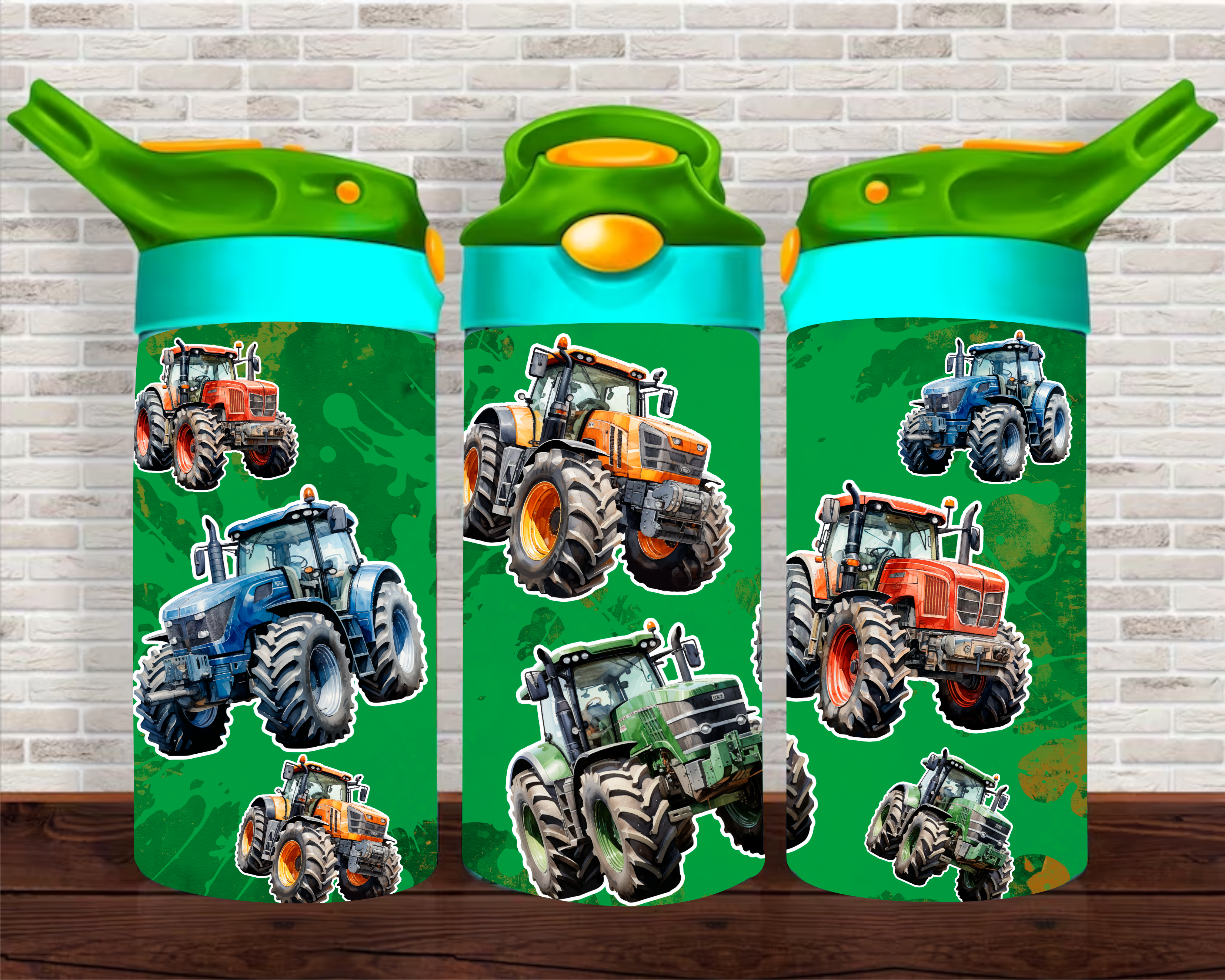 Tractors - 12 oz Tumbler Wrap Sublimation Transfers