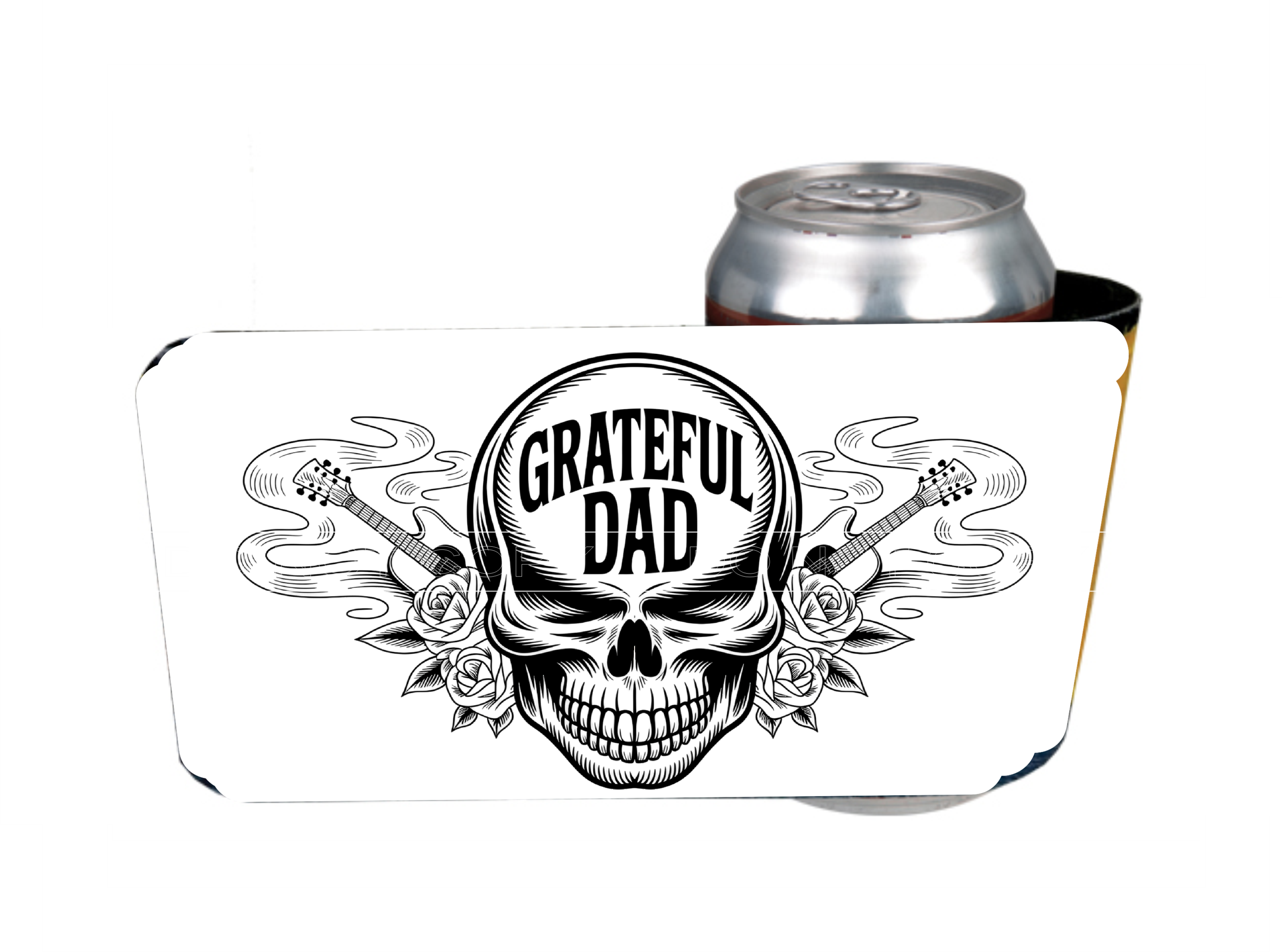 Grateful Dad - 12 oz Can Holders & Slap Wrap - Sublimation Transfers