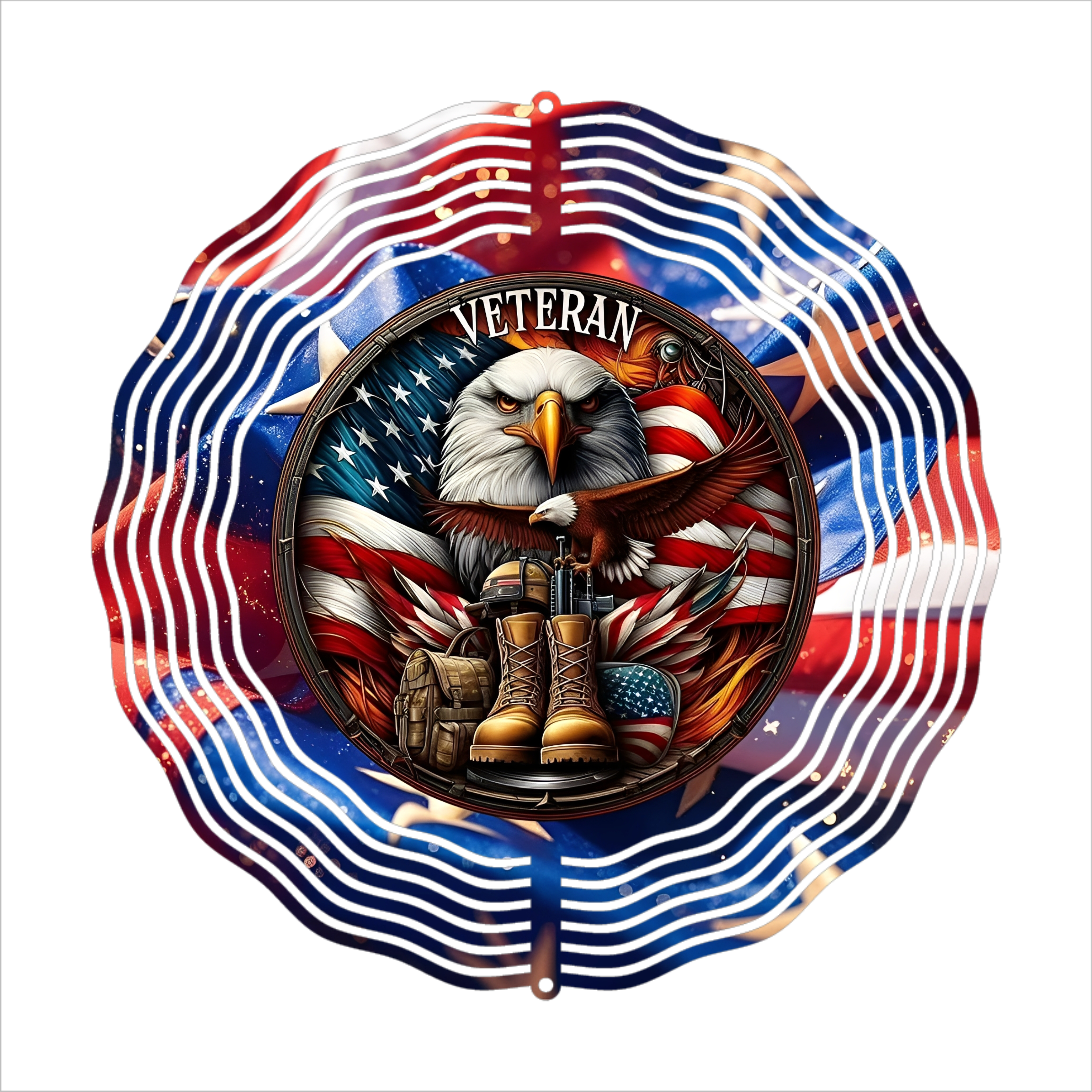 Veteran - Wind Spinner - Sublimation Transfer