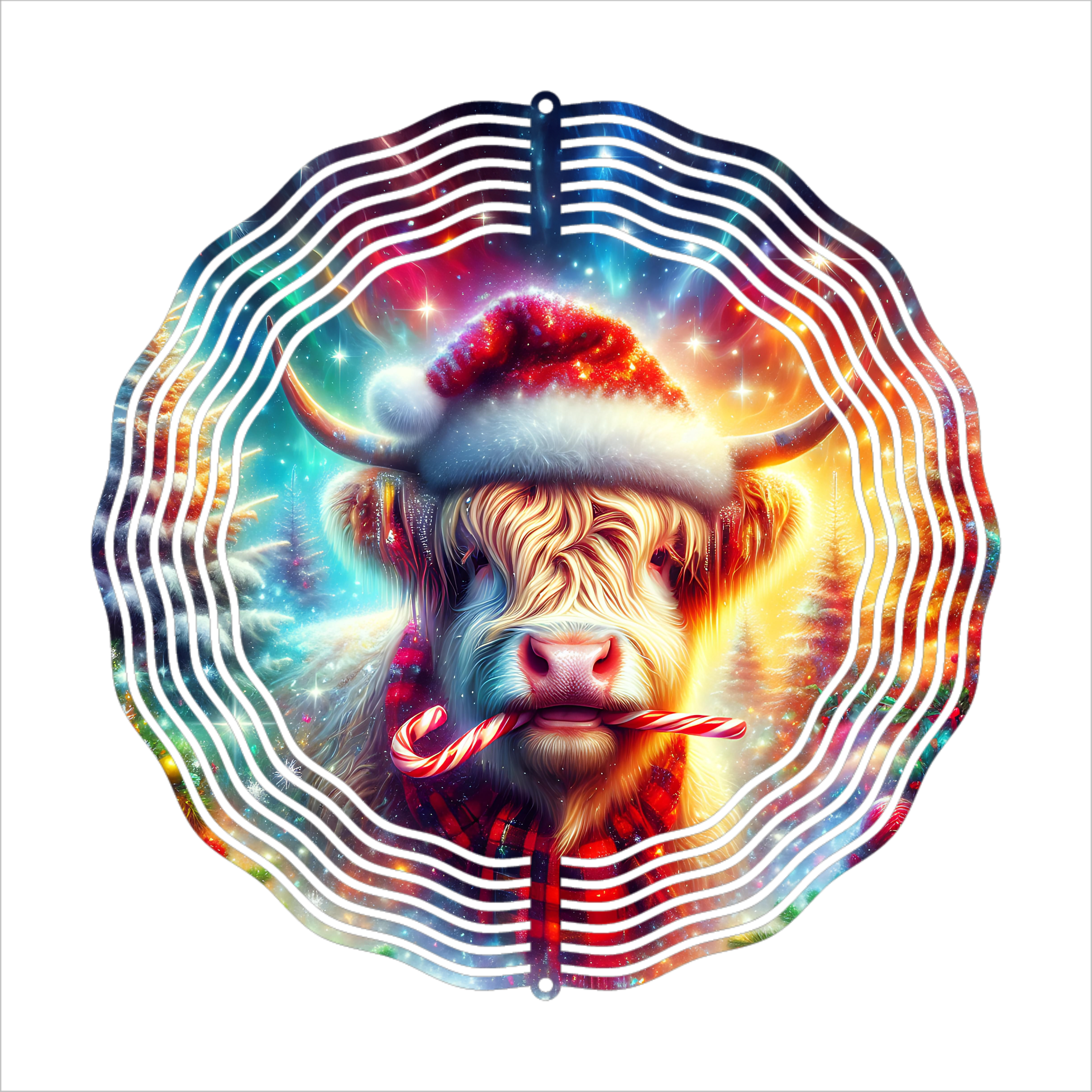 Country Cow - Wind Spinner - Sublimation Transfer