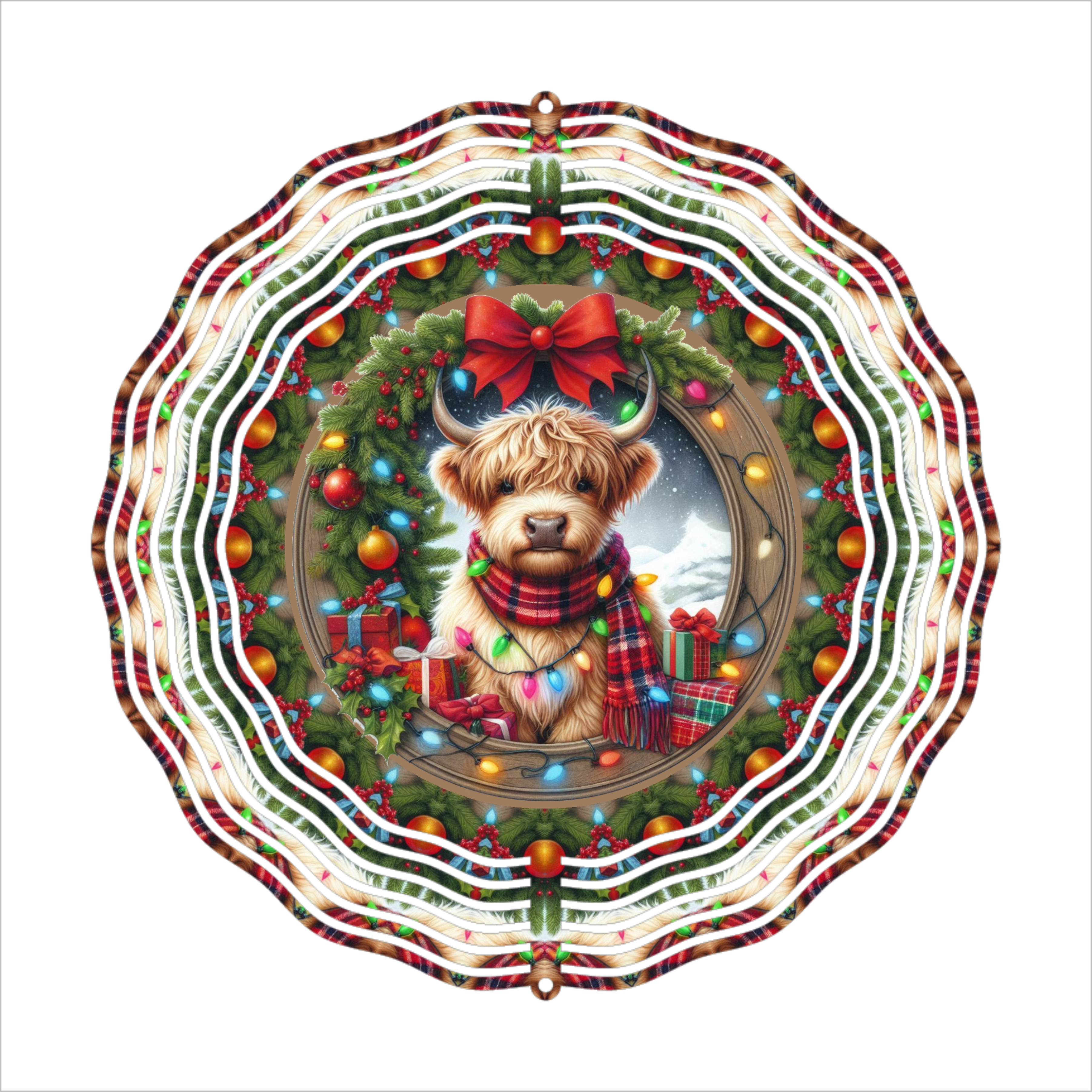 Country Cow - Wind Spinner - Sublimation Transfer