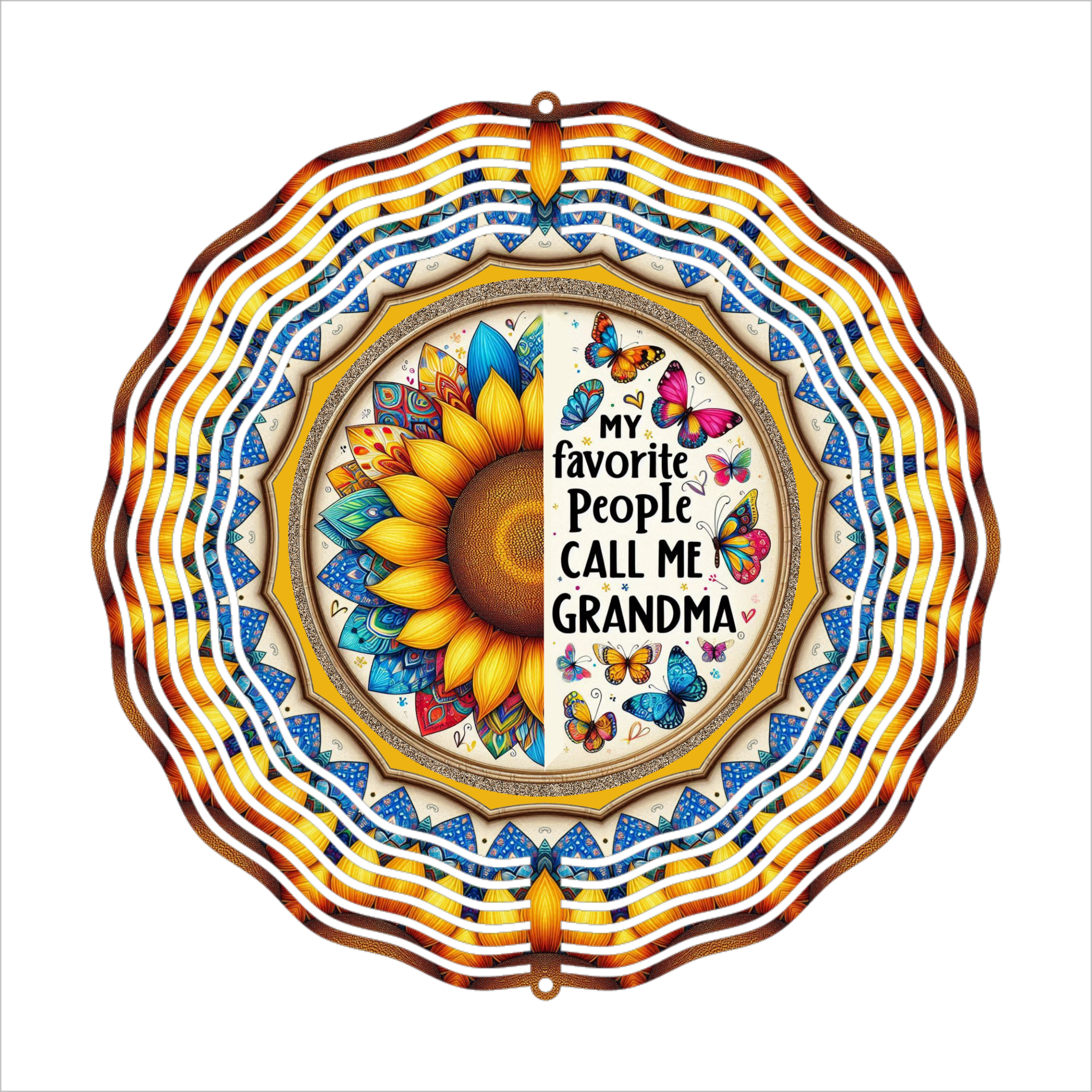 My Favorite People Call Me Grandma - Wind Spinner - Sublimation Transfer
