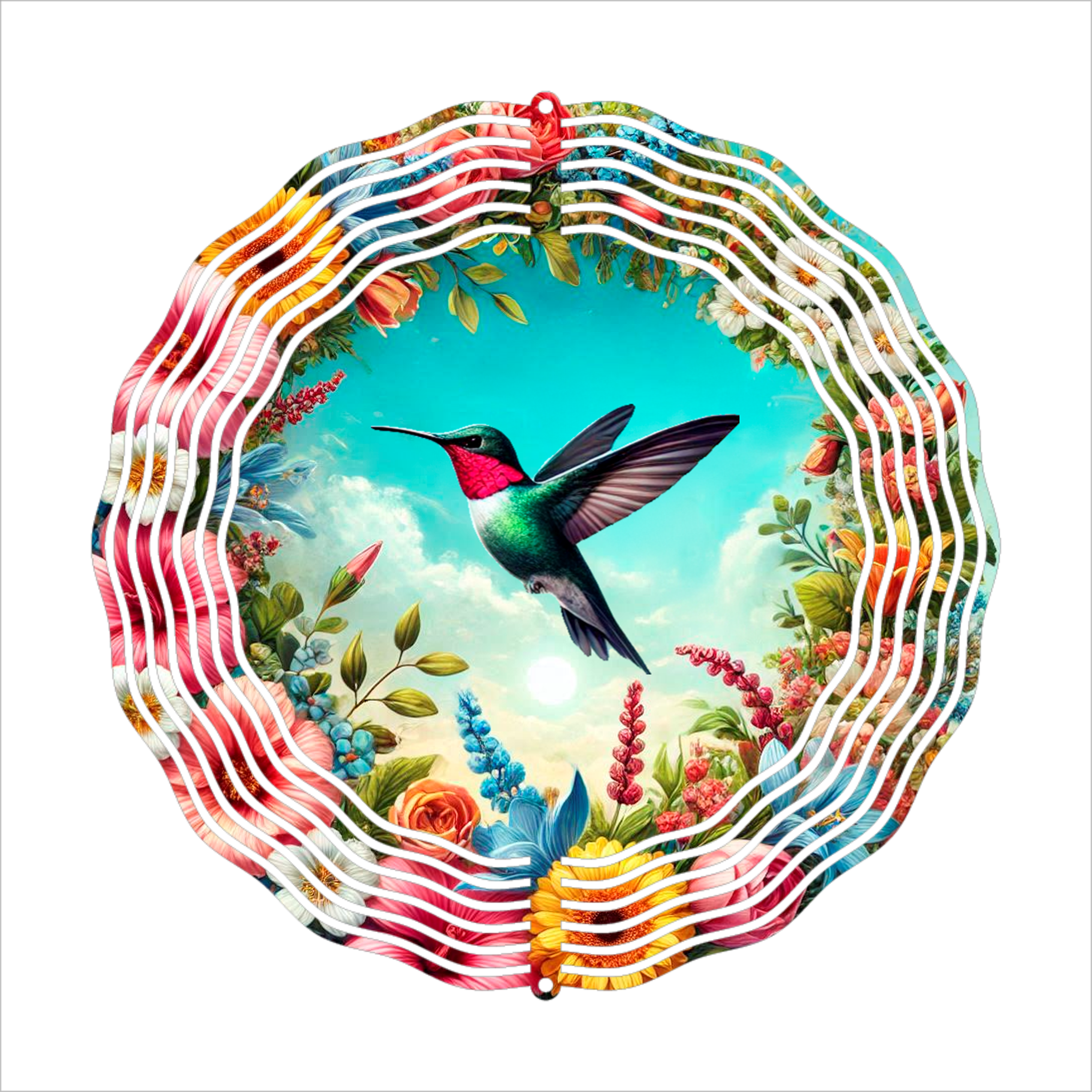 Hummingbird - Wind Spinner - Sublimation Transfers