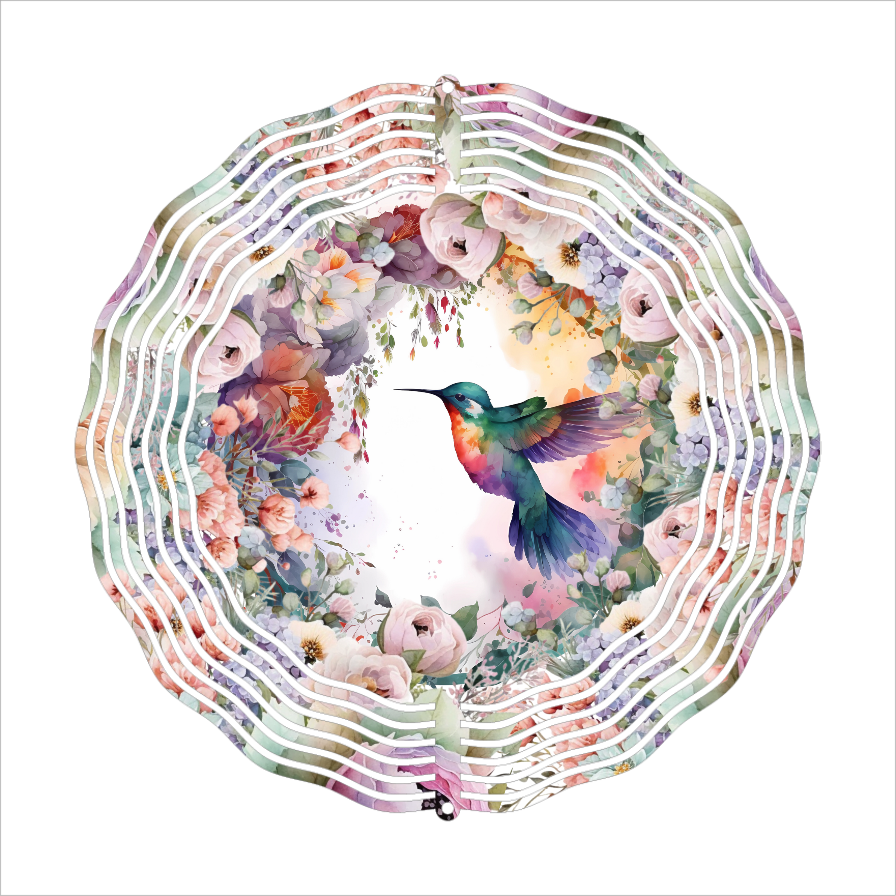 Hummingbird - Wind Spinner - Sublimation Transfer