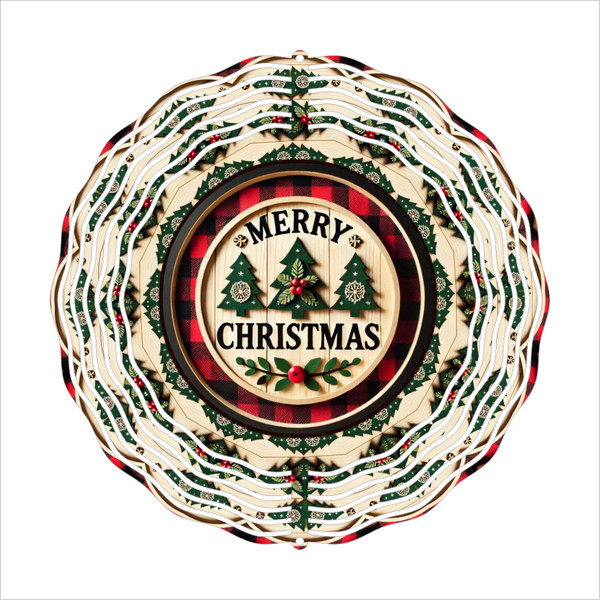 Merry Christmas - Wind Spinner - Sublimation Transfer