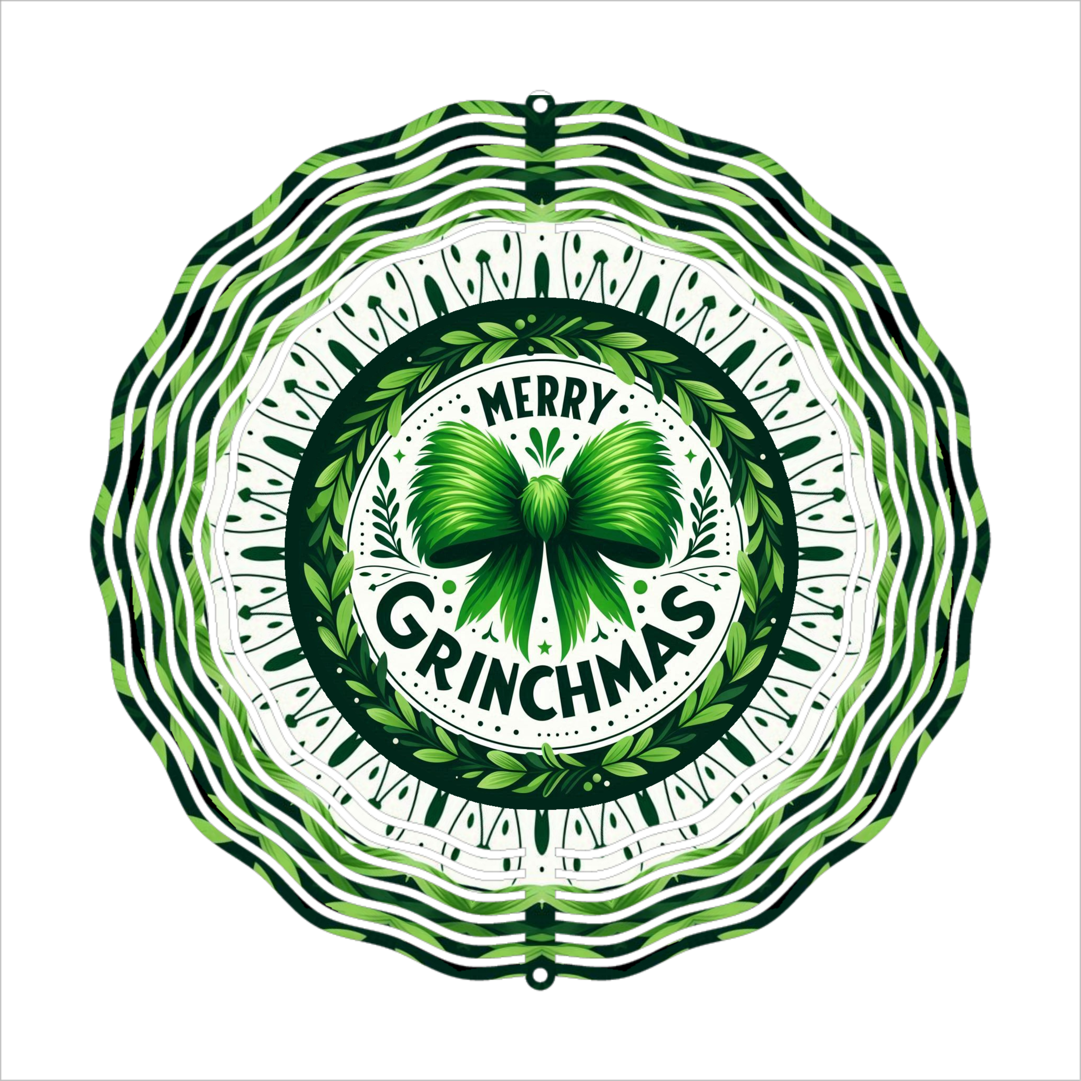 Merry Grinchmas - Wind Spinner - Sublimation Transfer