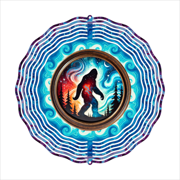 Bigfoot - Wind Spinner - Sublimation Transfer