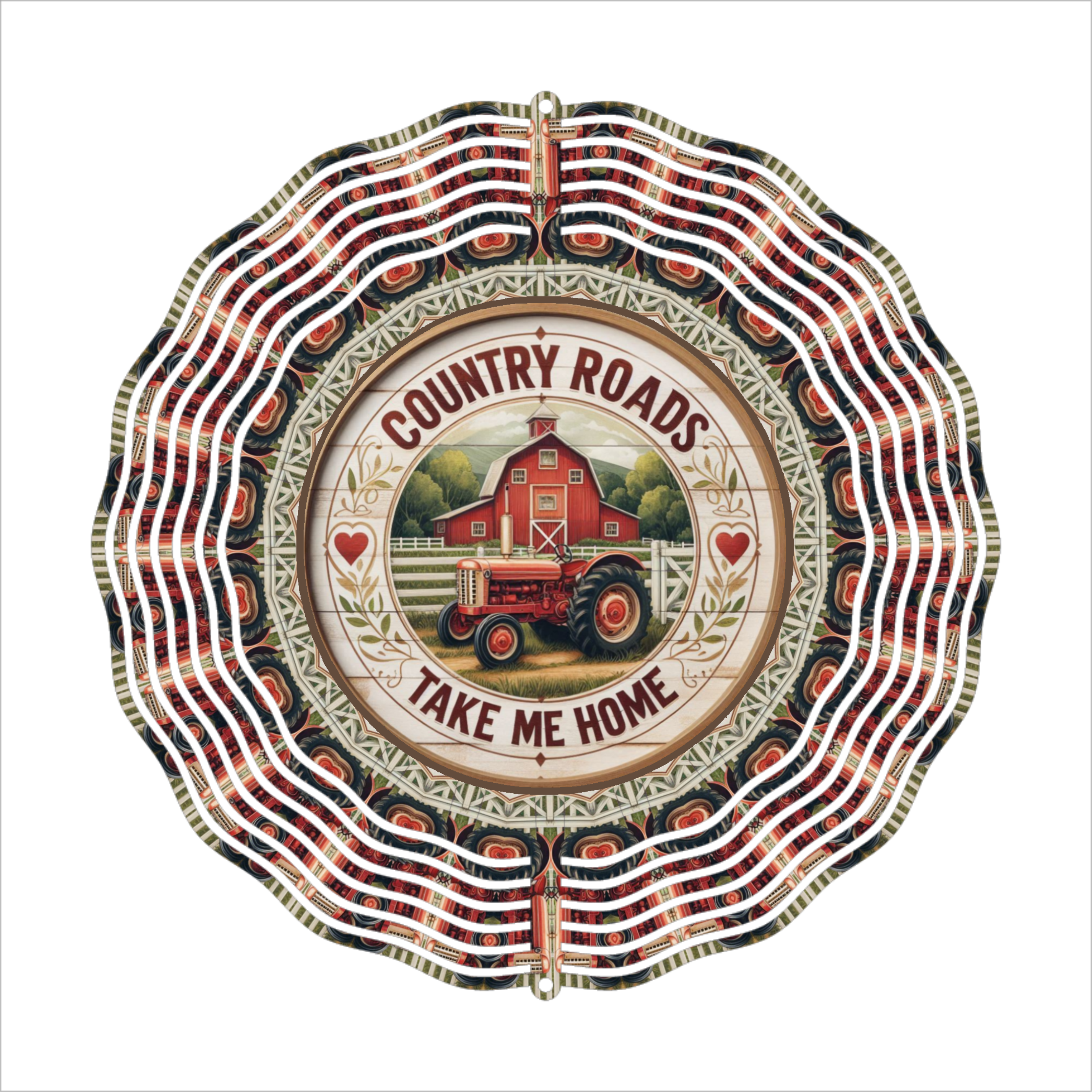 Country Roads Take Me Home - Wind Spinner - Sublimation Transfer