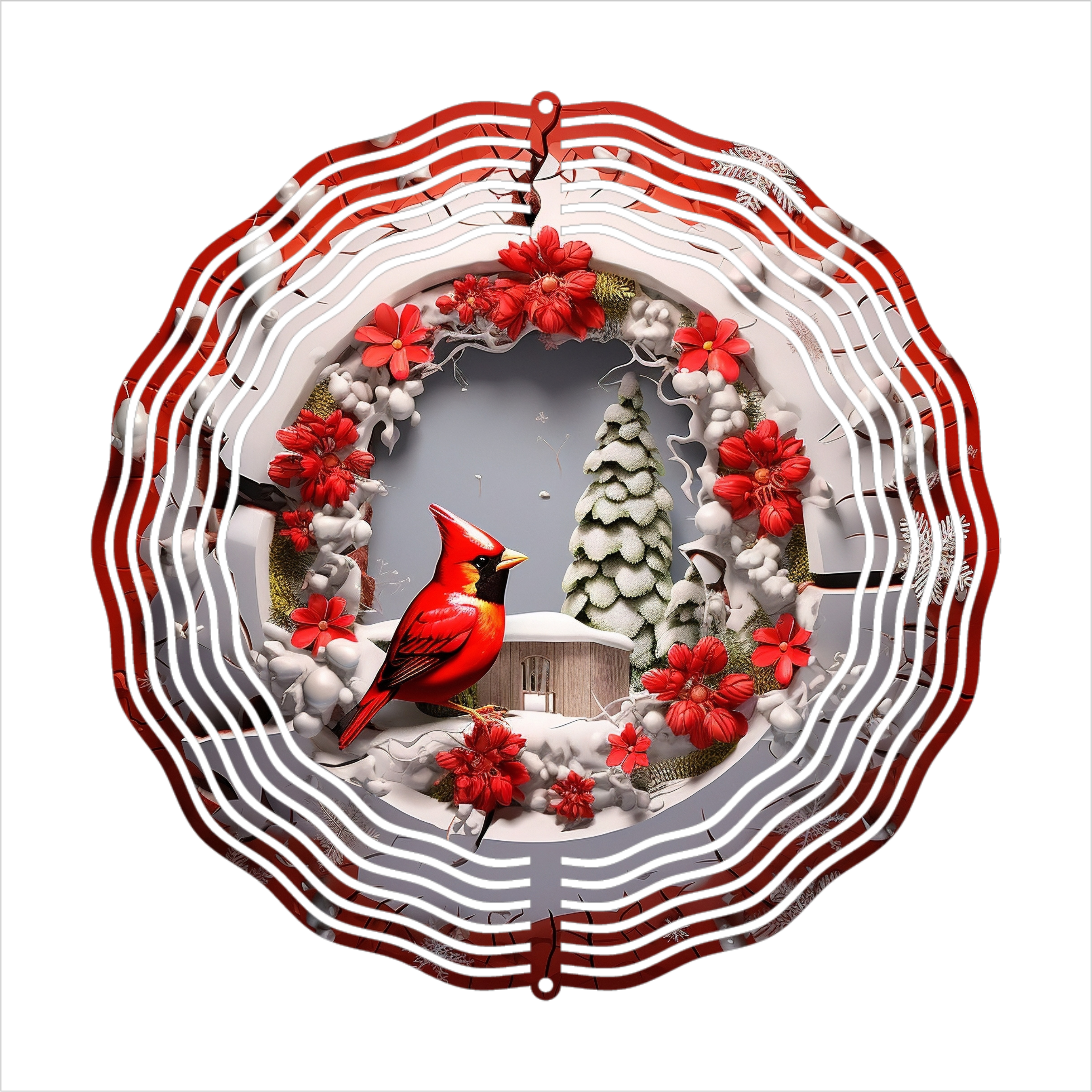 Cardinal - Wind Spinner - Sublimation Transfers