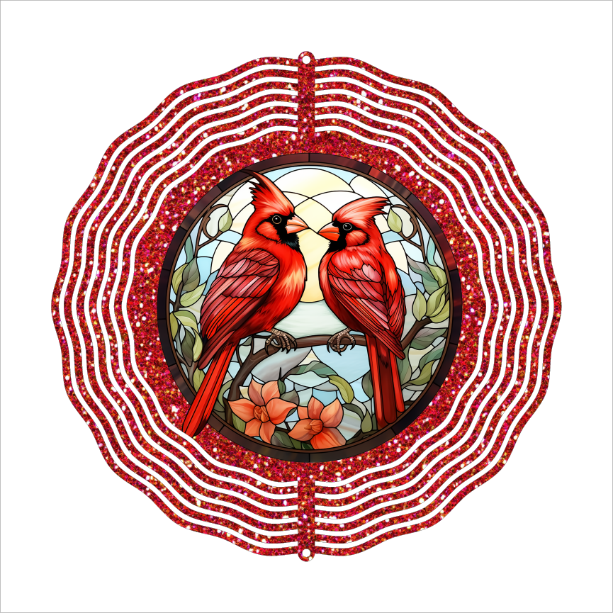 Cardinal - Wind Spinner - Sublimation Transfers