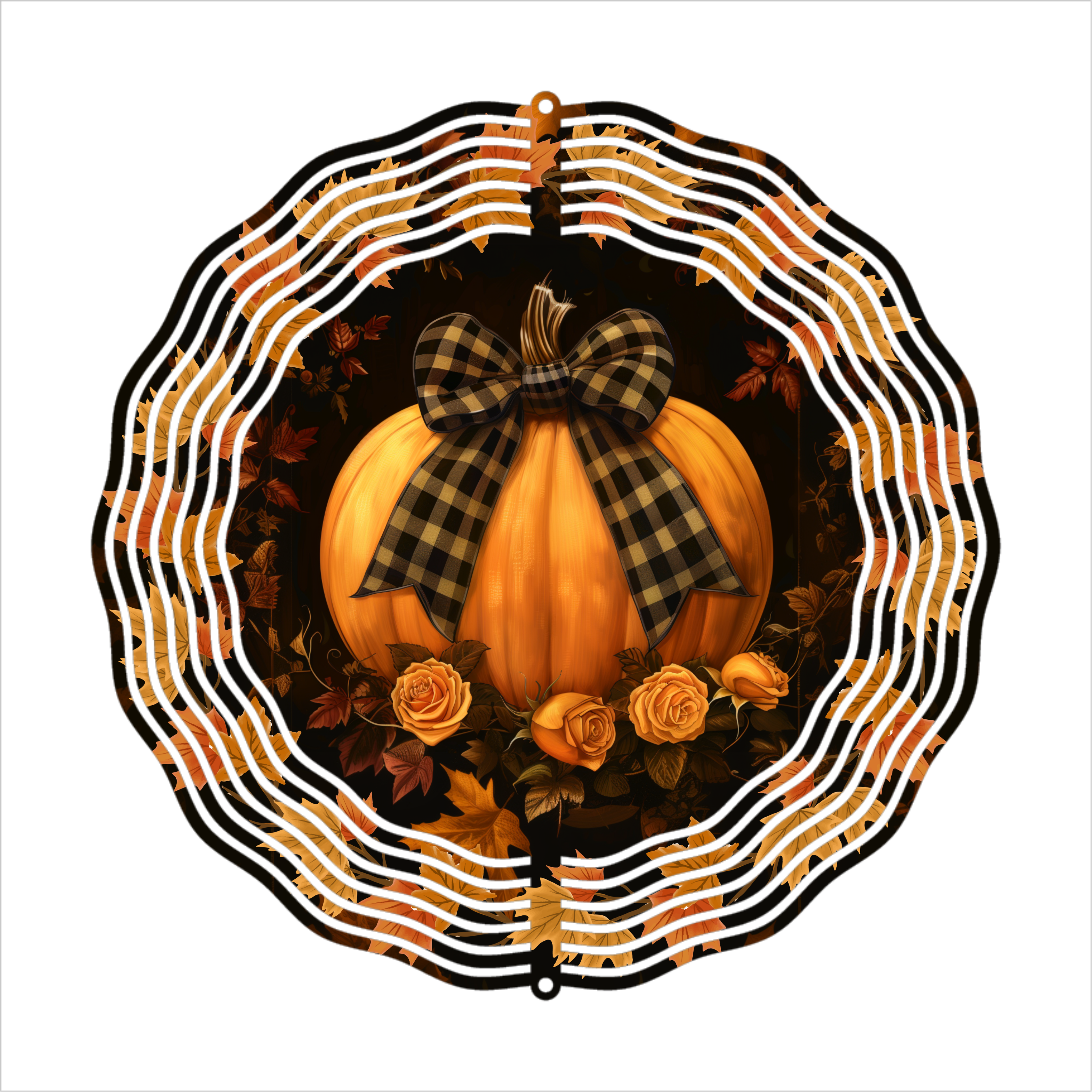 Fall Pumpkins - Wind Spinner - Sublimation Transfer