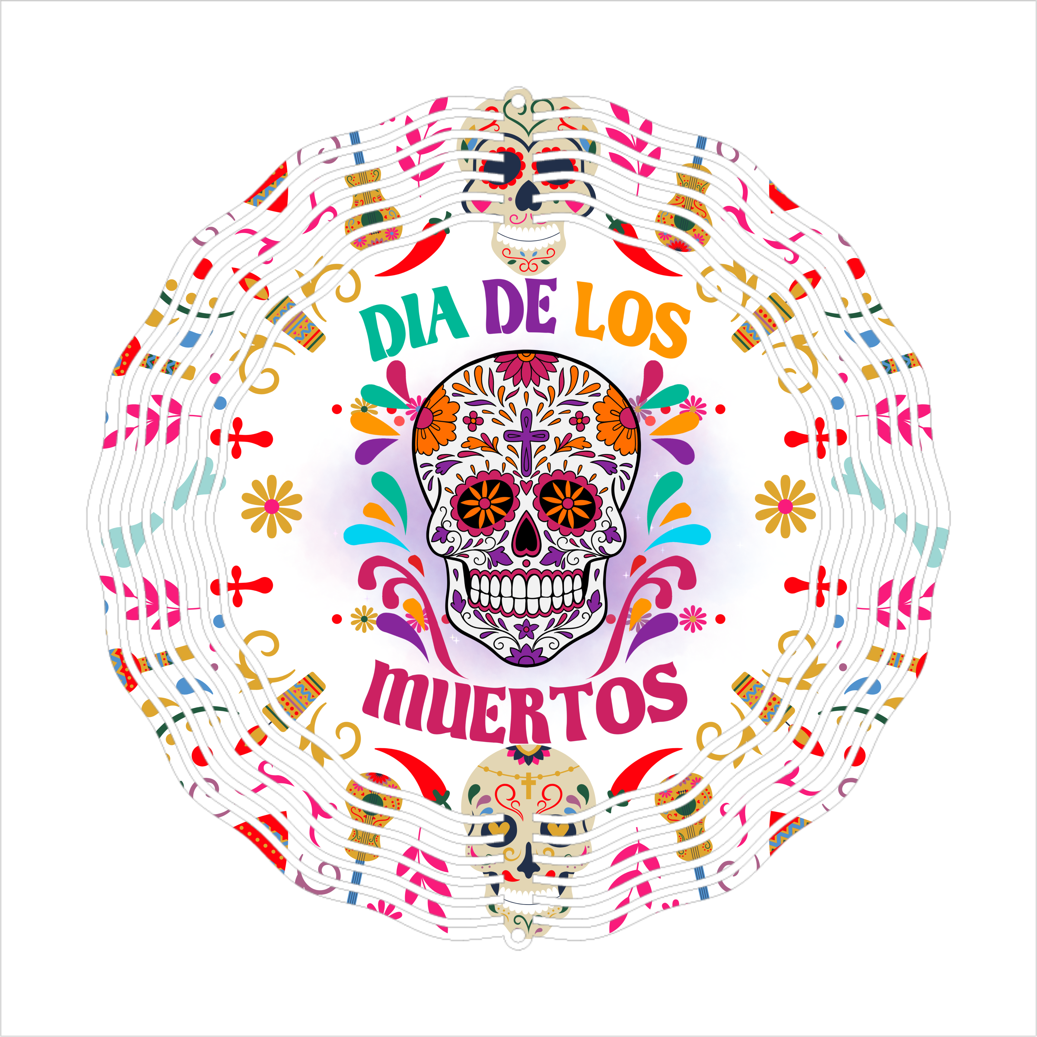 Day of the Dead - Wind Spinner - Sublimation Transfers