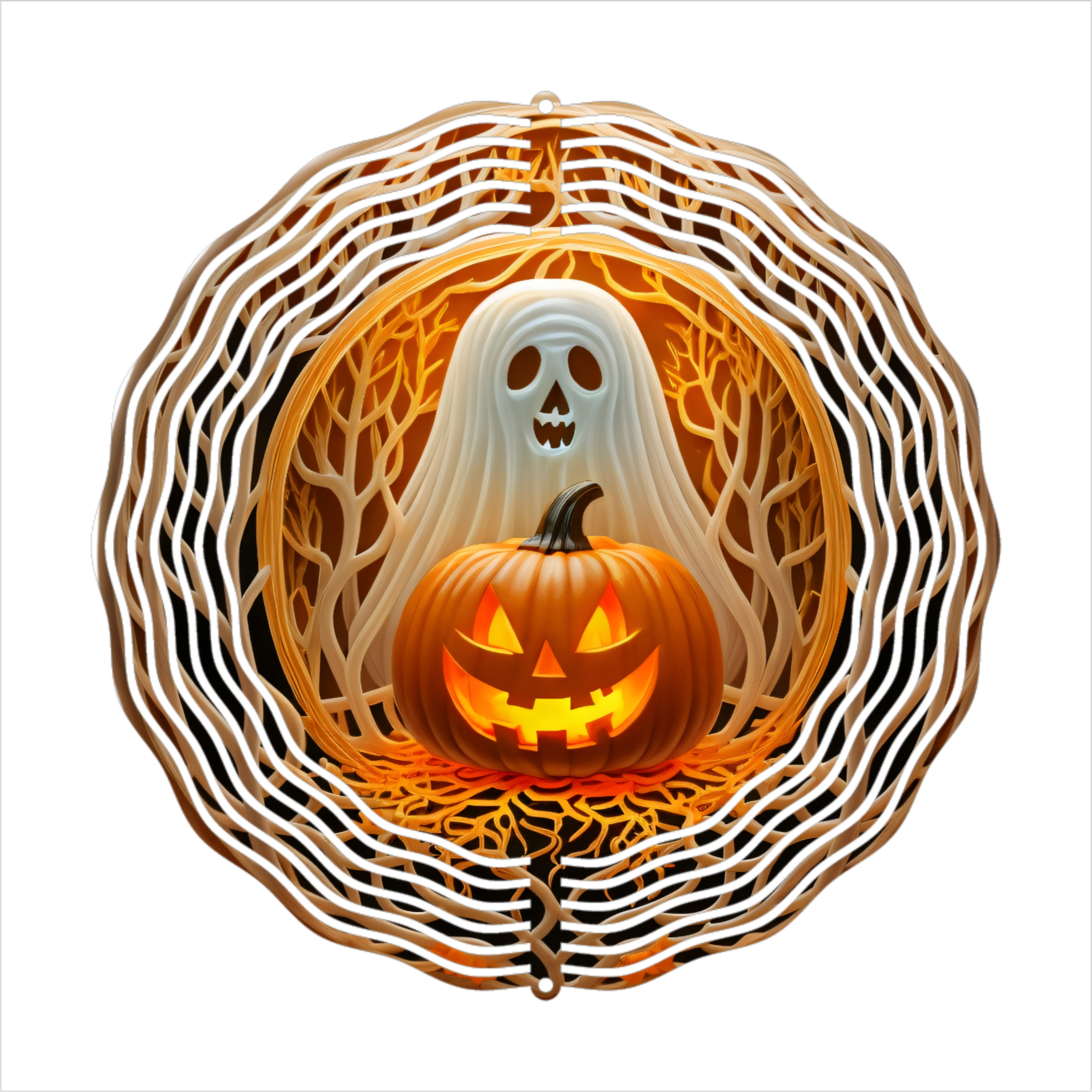 Halloween Ghost - Wind Spinner - Sublimation Transfers