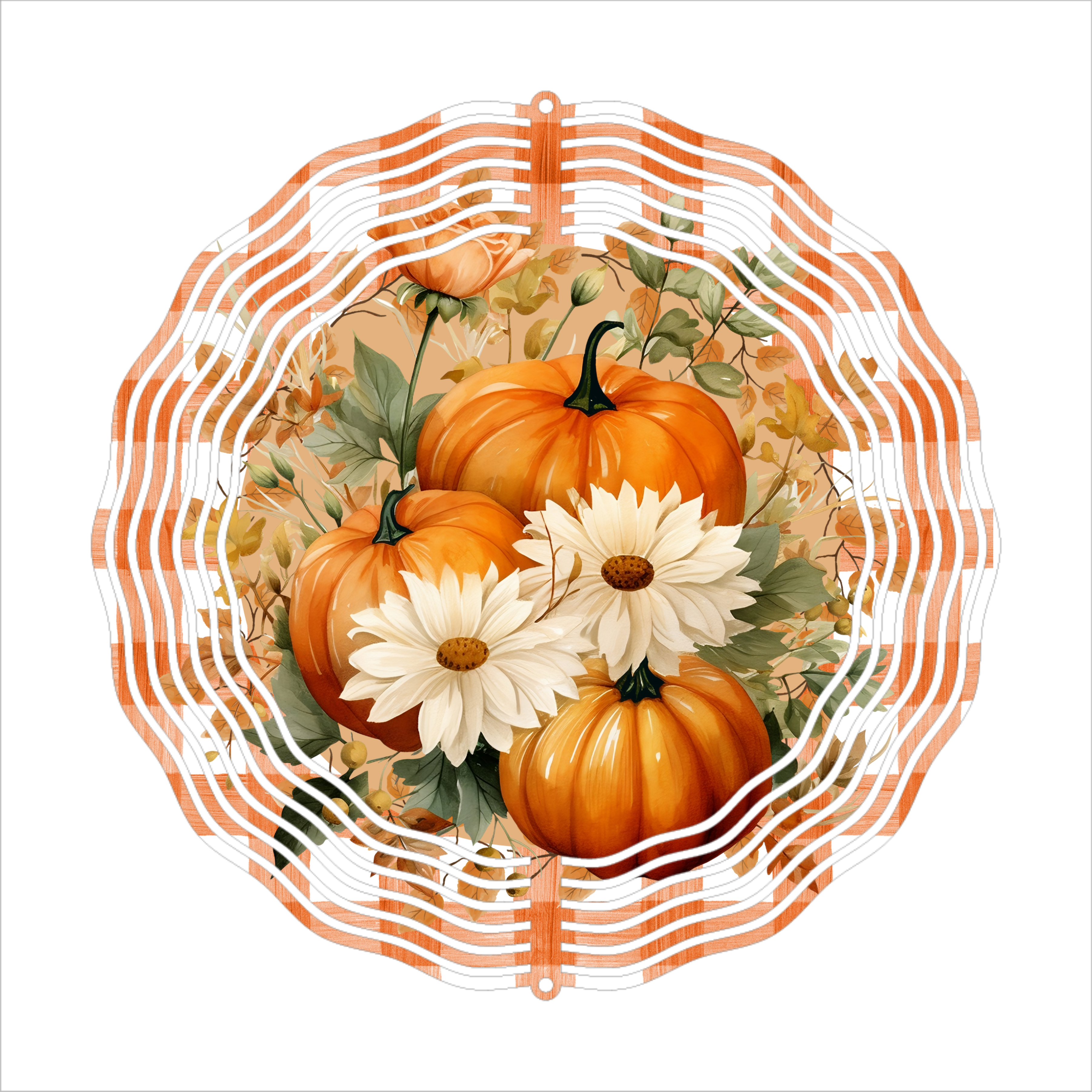 Autumn Pumpkins - Wind Spinner - Sublimation Transfer