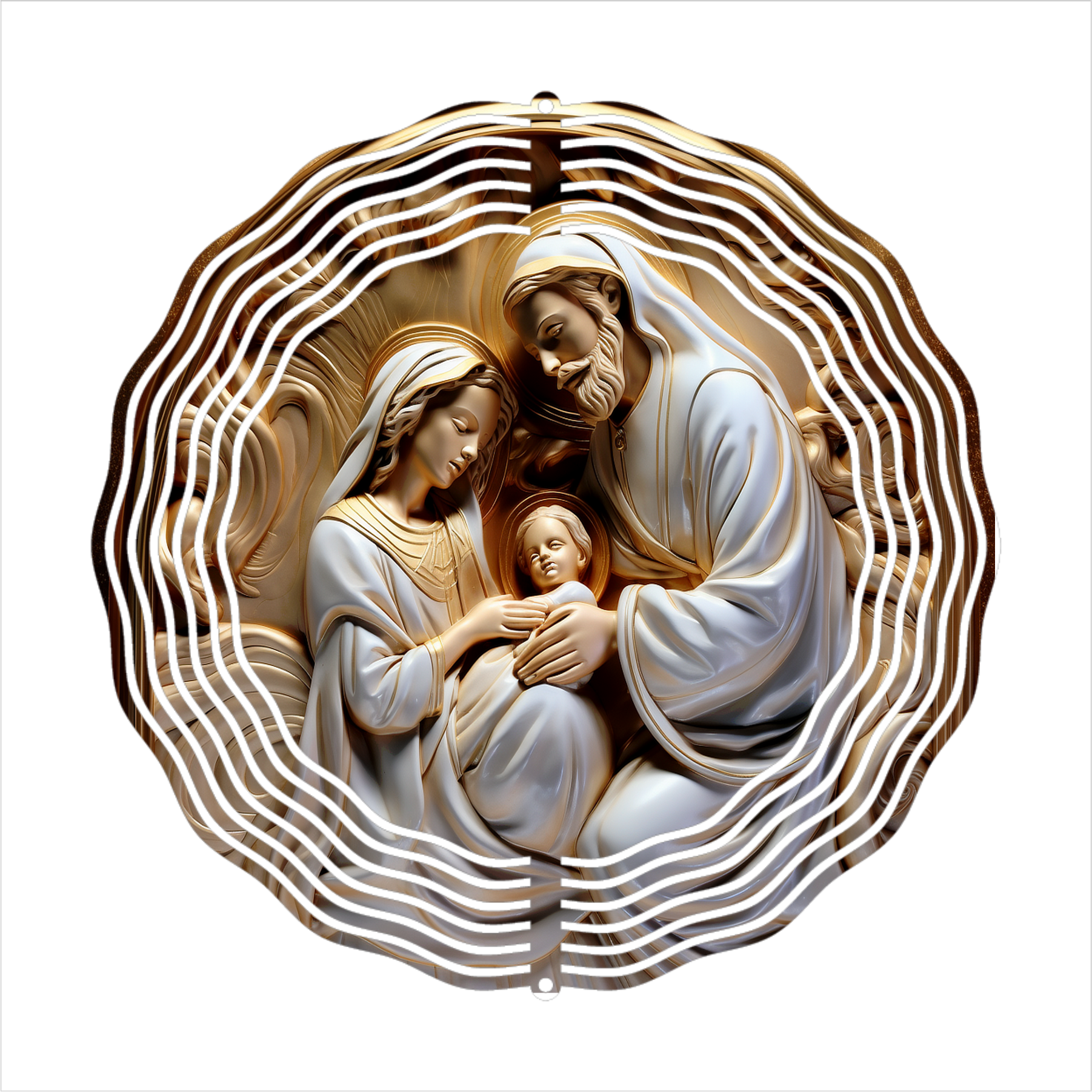 Nativity Scene - Wind Spinner - Sublimation Transfers