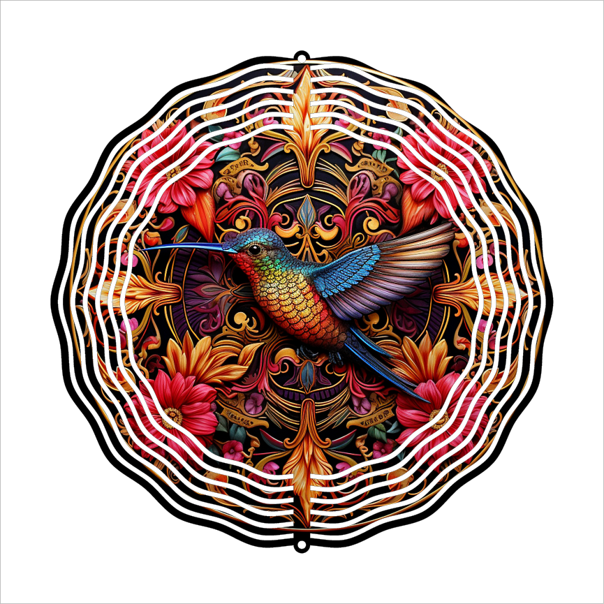 Hummingbird - Wind Spinner - Sublimation Transfers