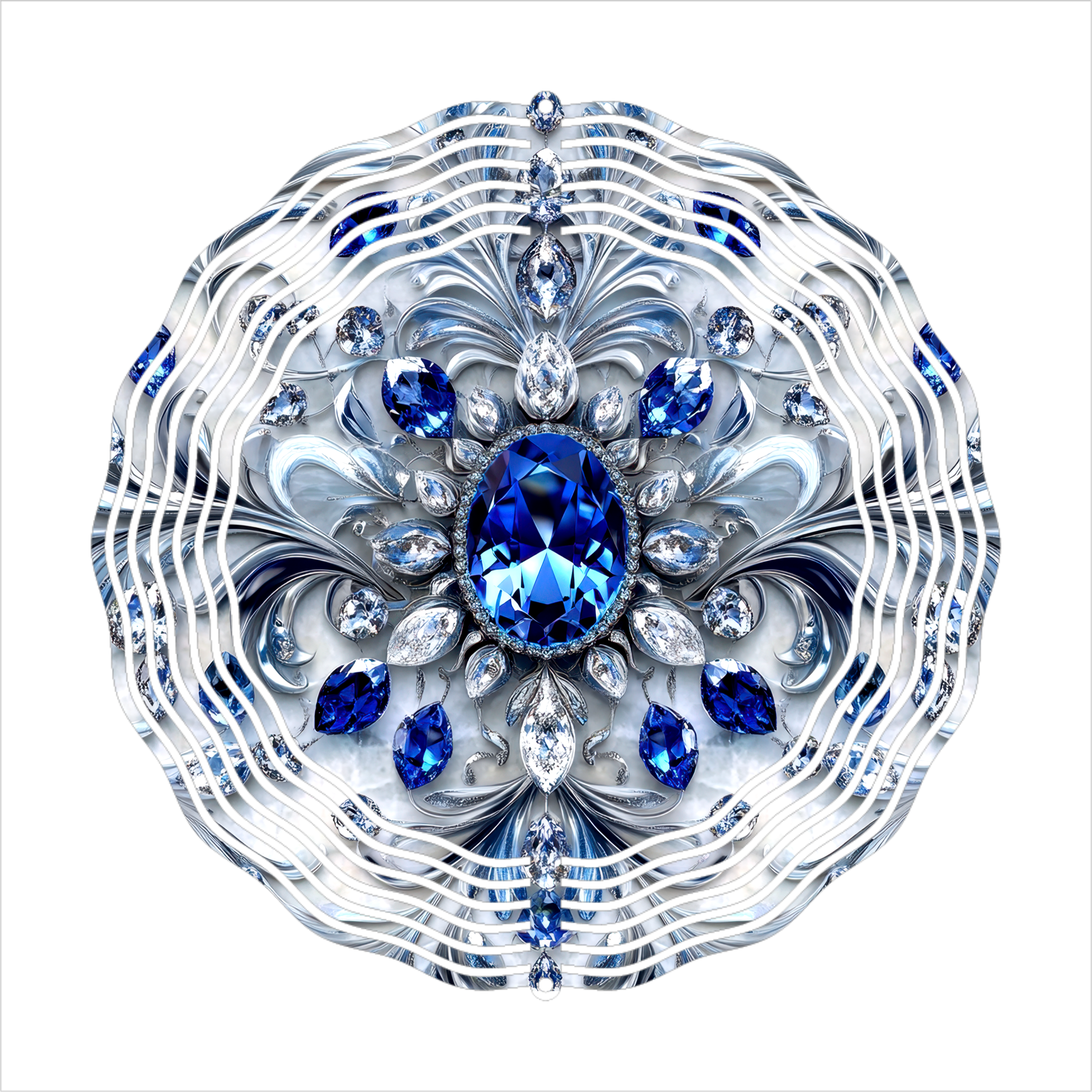 Gemstones - Wind Spinner - Sublimation Transfers