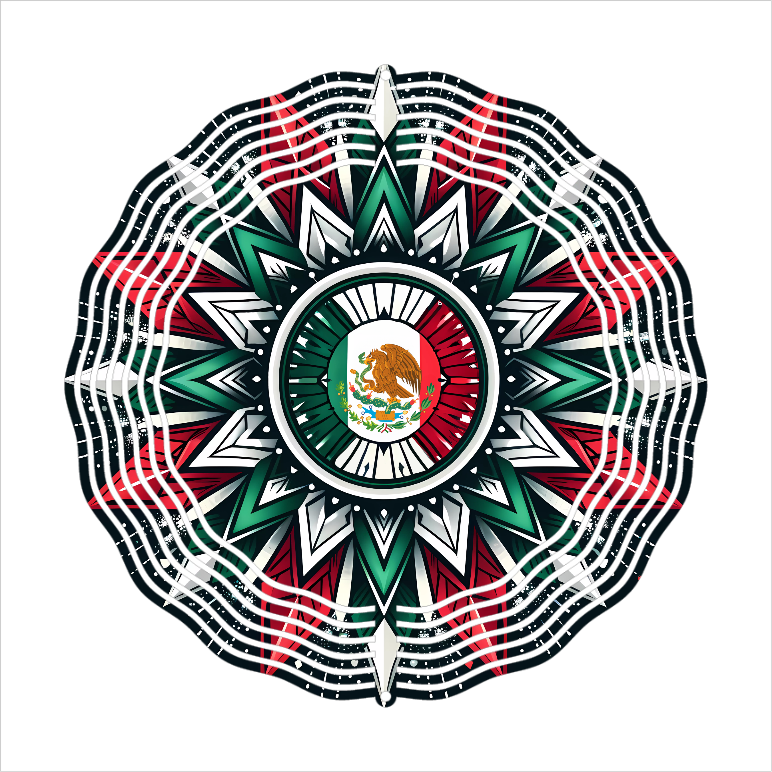 Mexico - Wind Spinner - Sublimation Transfers