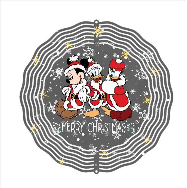 Christmas Character - Wind Spinner - Sublimation Transfers