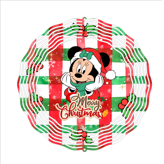 Character Christmas - Wind Spinner - Sublimation Transfers