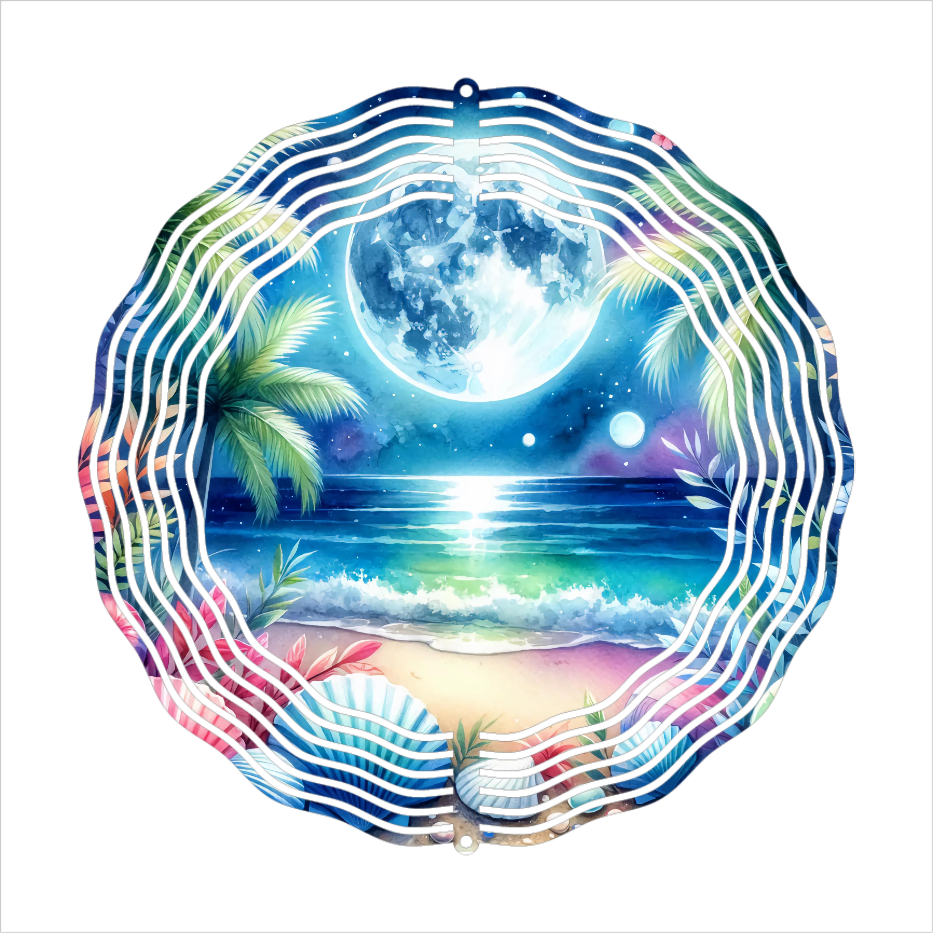 Tropical Paradise - Wind Spinner - Sublimation Transfers