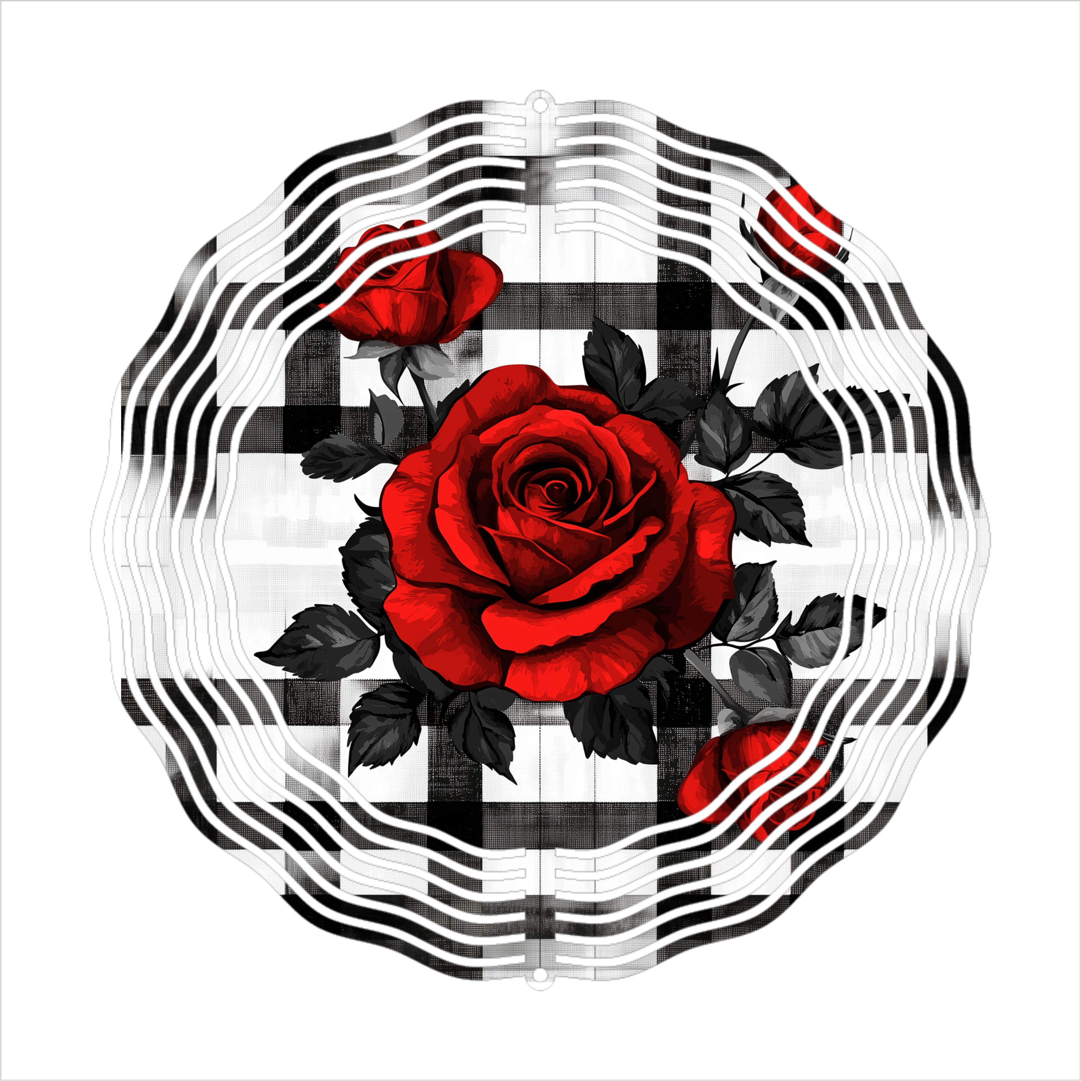 Rose - Wind Spinner - Sublimation Transfer