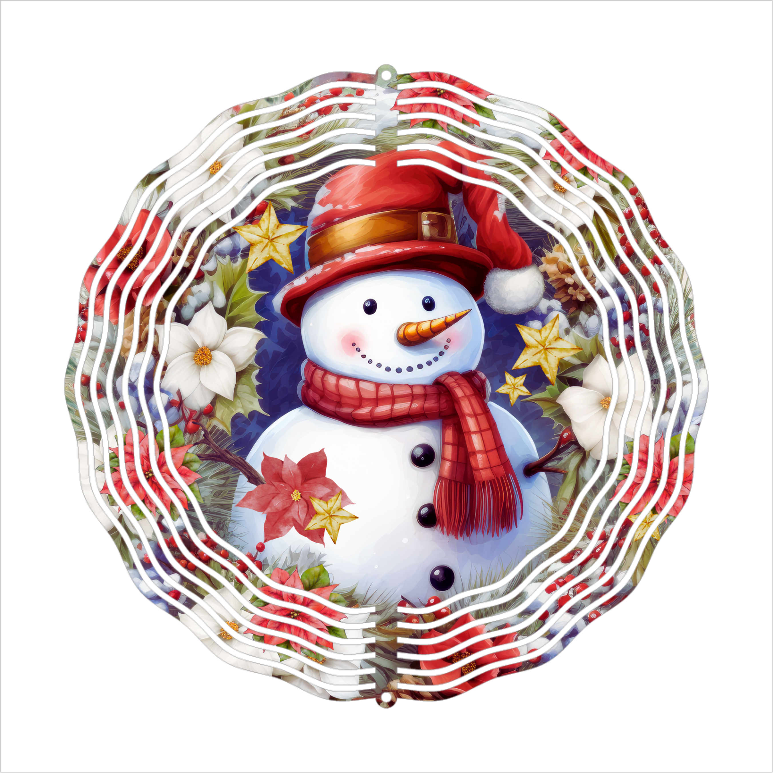 Snowman - Wind Spinner - Sublimation Transfers