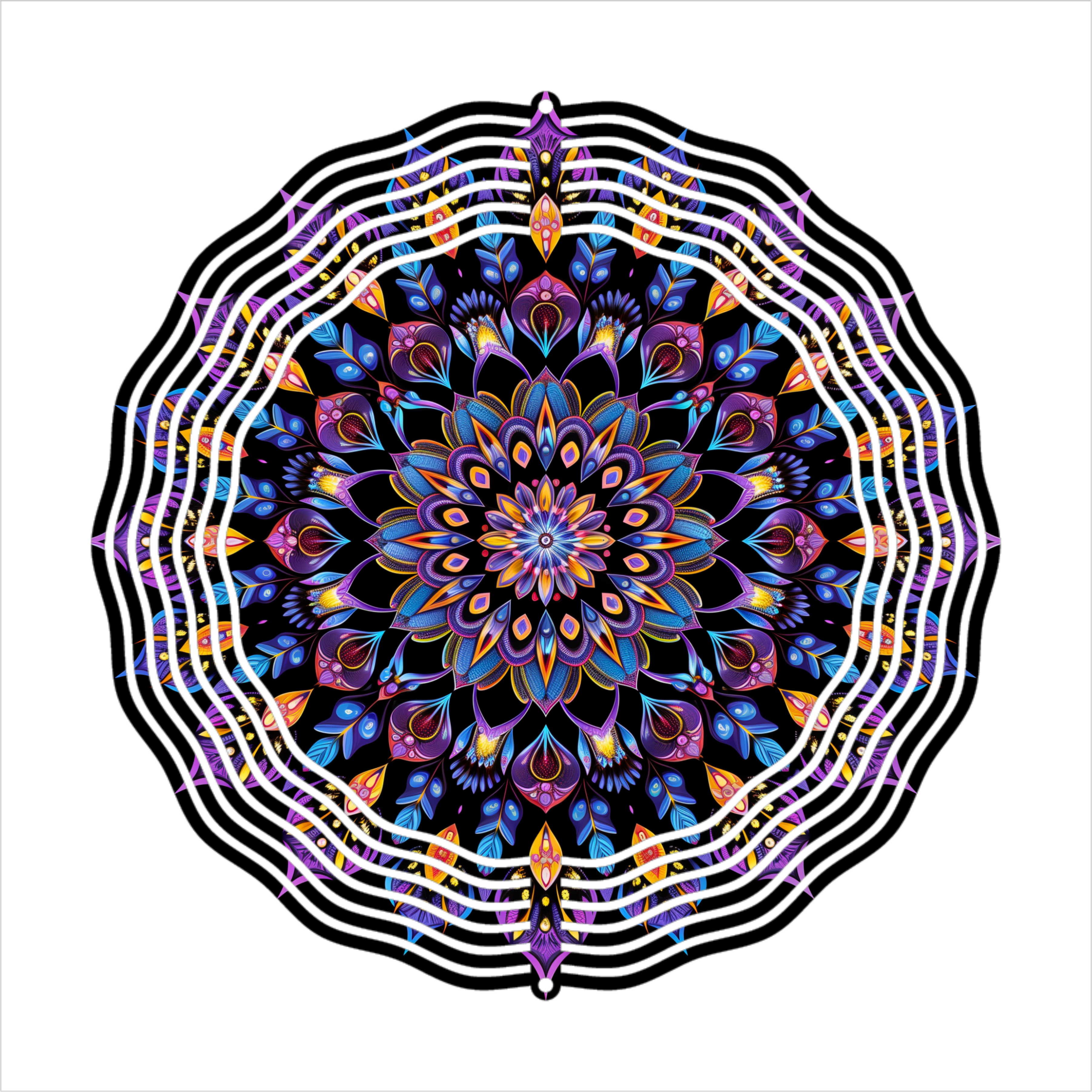 Abstract - Wind Spinner - Sublimation Transfer