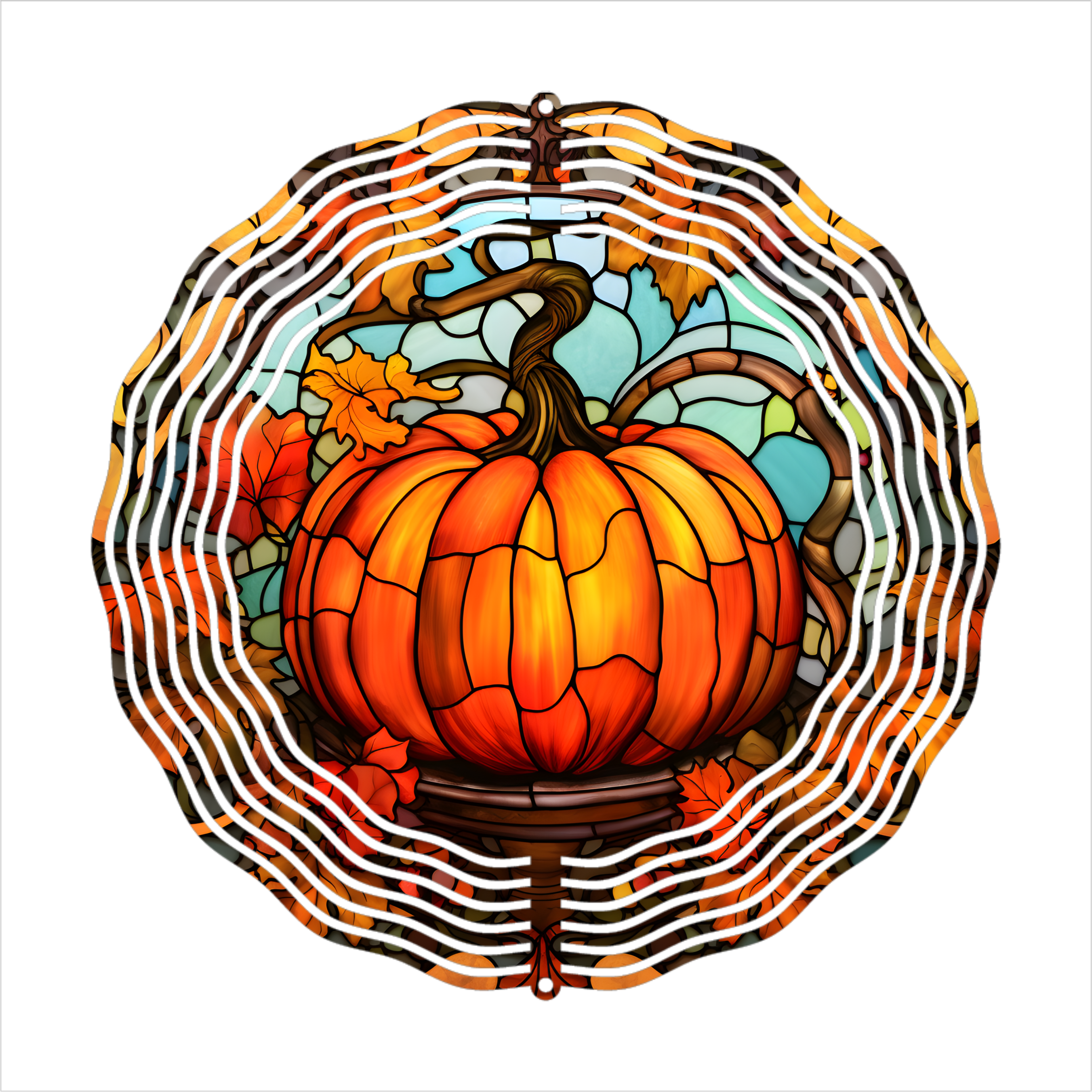Pumpkin - Wind Spinner - Sublimation Transfers
