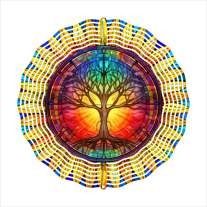 Tree of Life - Wind Spinner - Sublimation Transfers