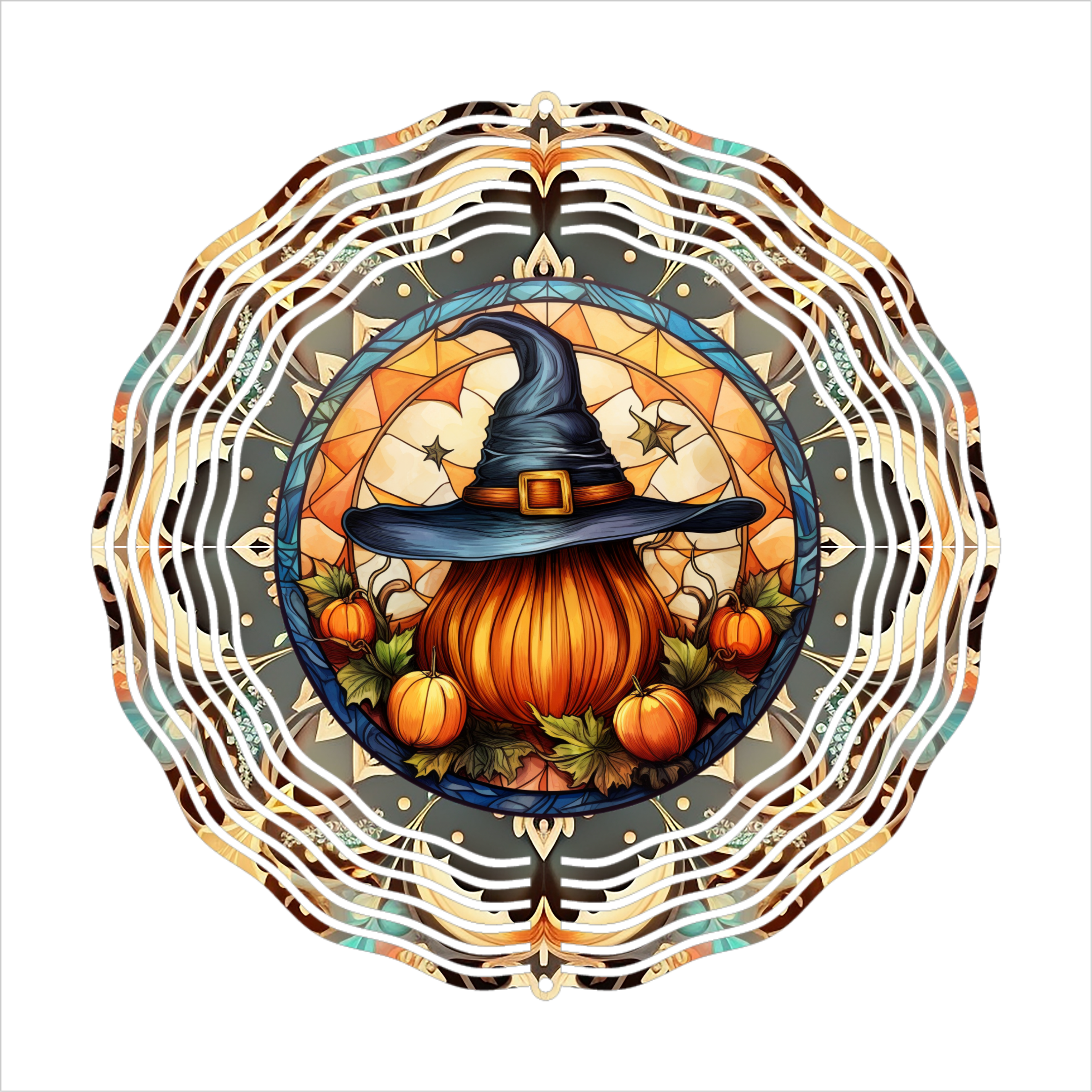 Halloween Witch Hat - Wind Spinner - Sublimation Transfers