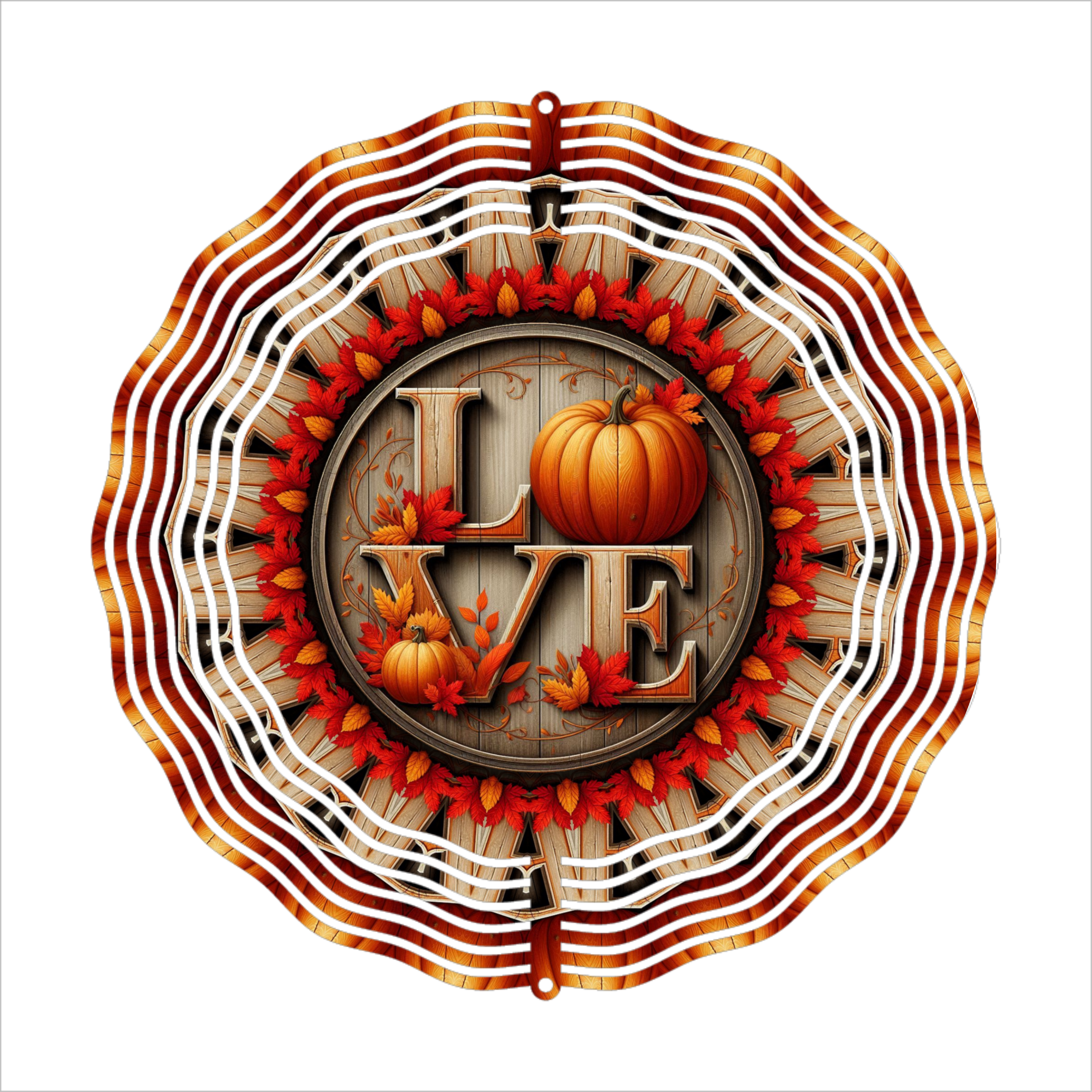 LOVE Fall - Wind Spinner - Sublimation Transfer