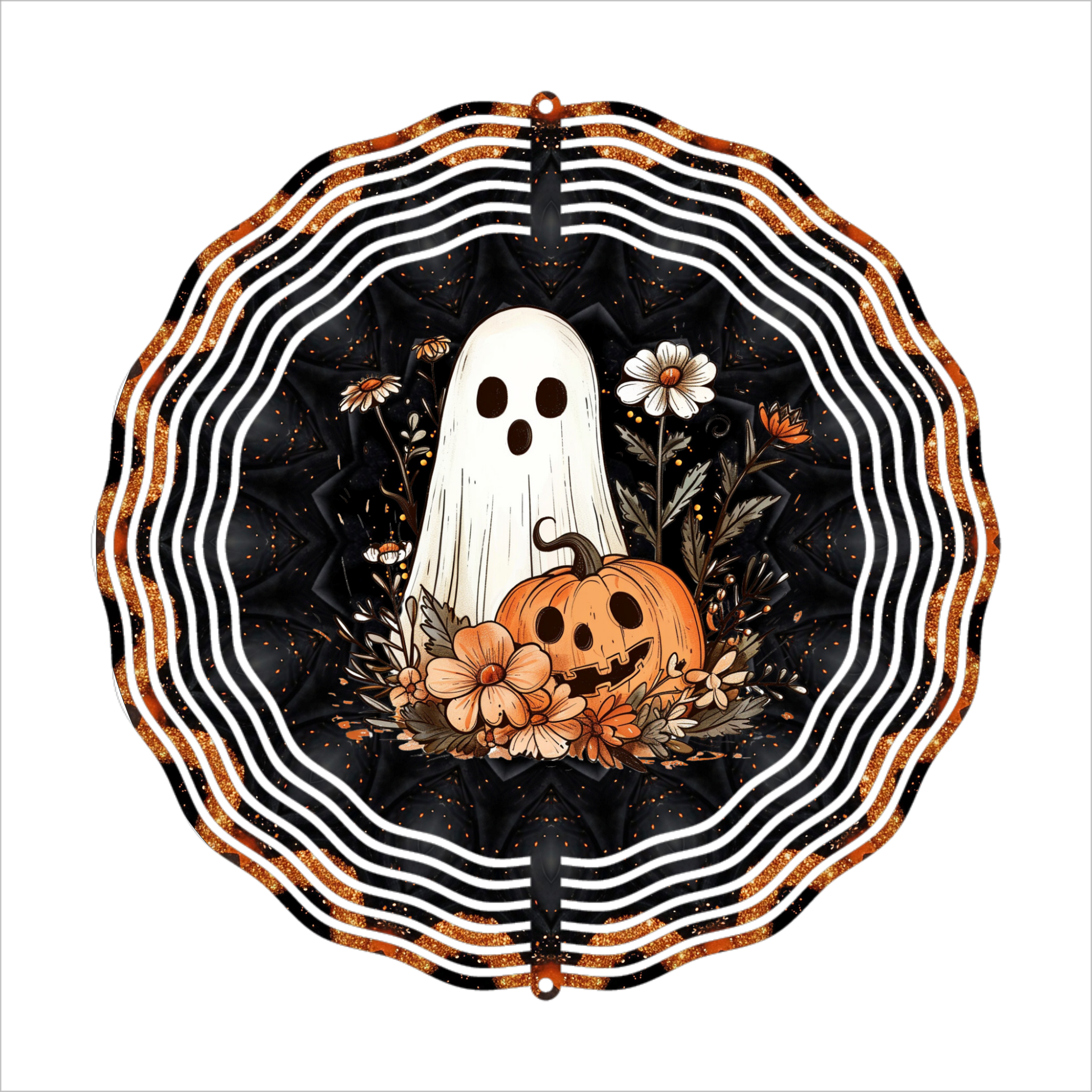 Friendly Ghost - Wind Spinner - Sublimation Transfer