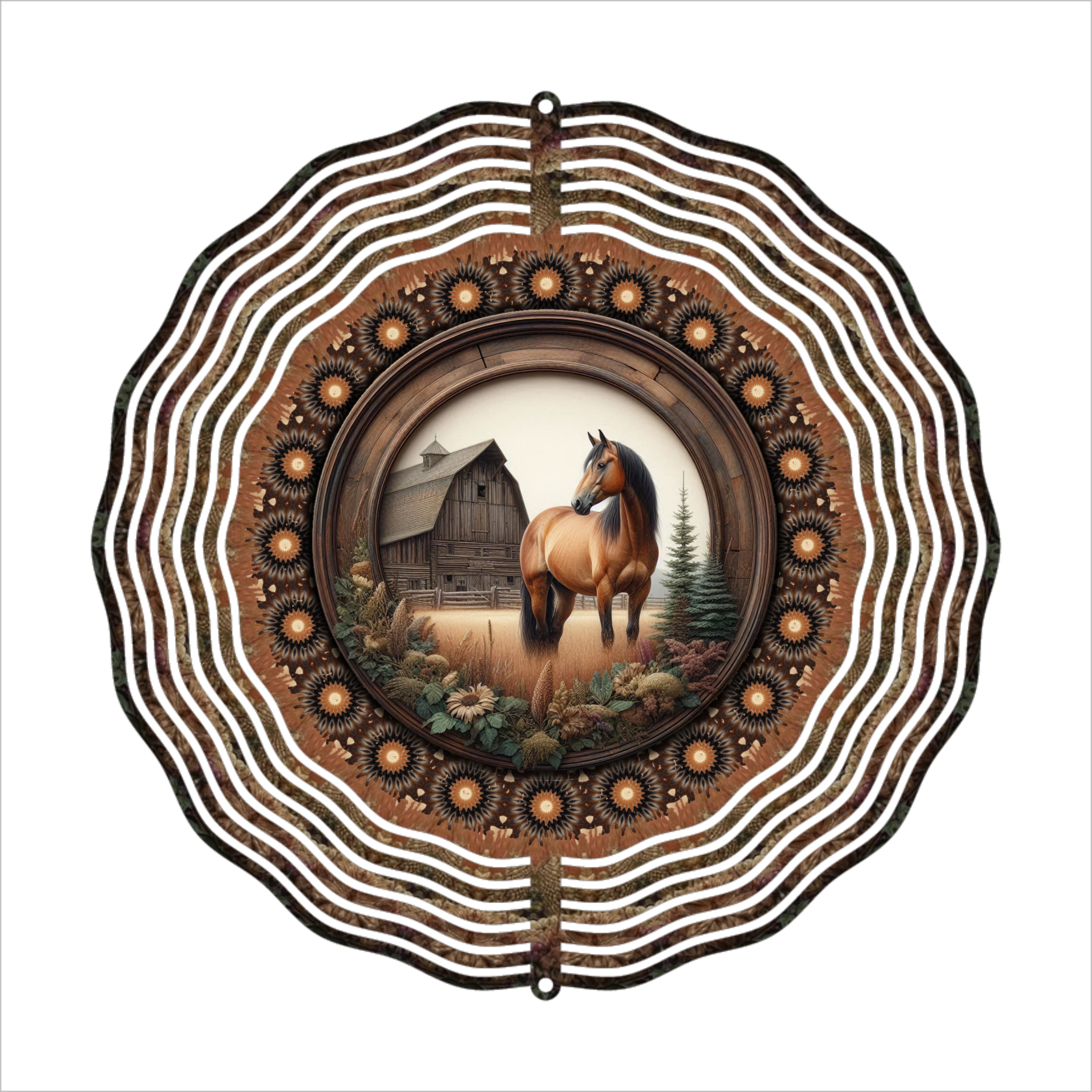 Country Horse - Wind Spinner - Sublimation Transfer