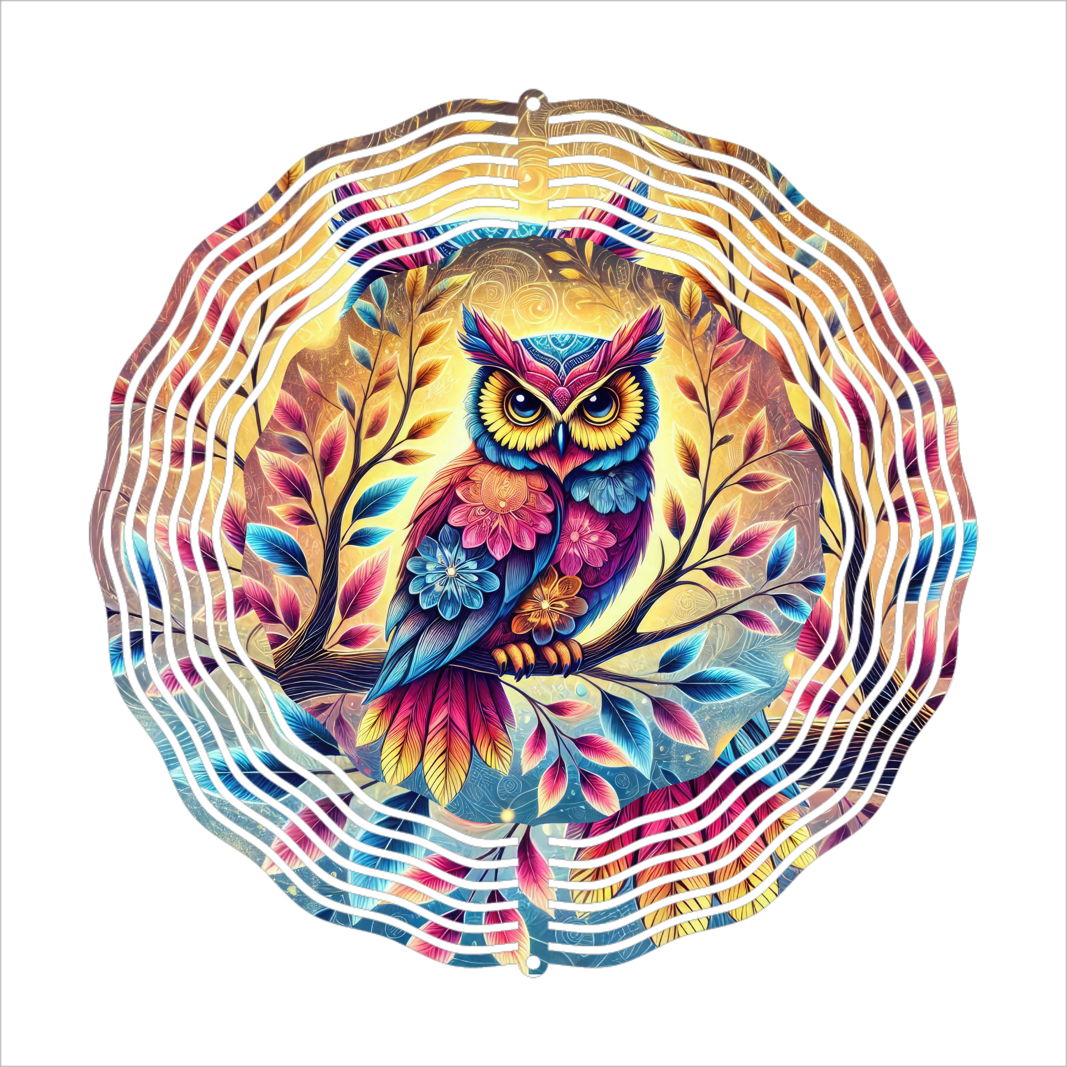 Owl - Wind Spinner - Sublimation Transfer