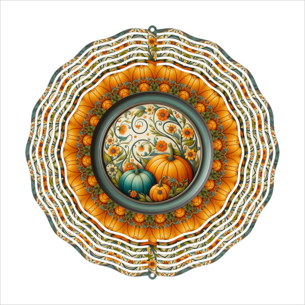 Autumn Pumpkins - Wind Spinner - Sublimation Transfer