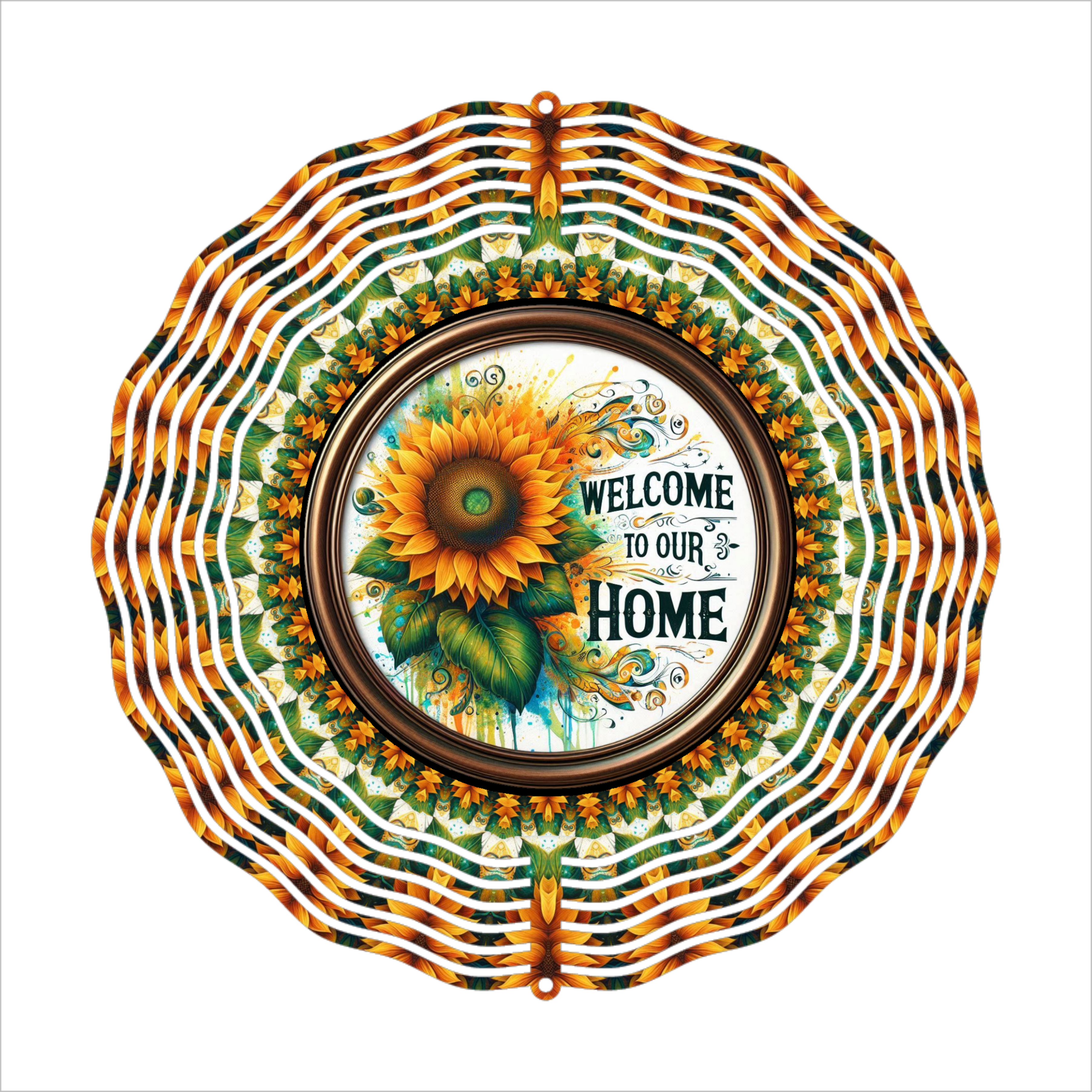 Welcome To Our Home - Wind Spinner - Sublimation Transfer
