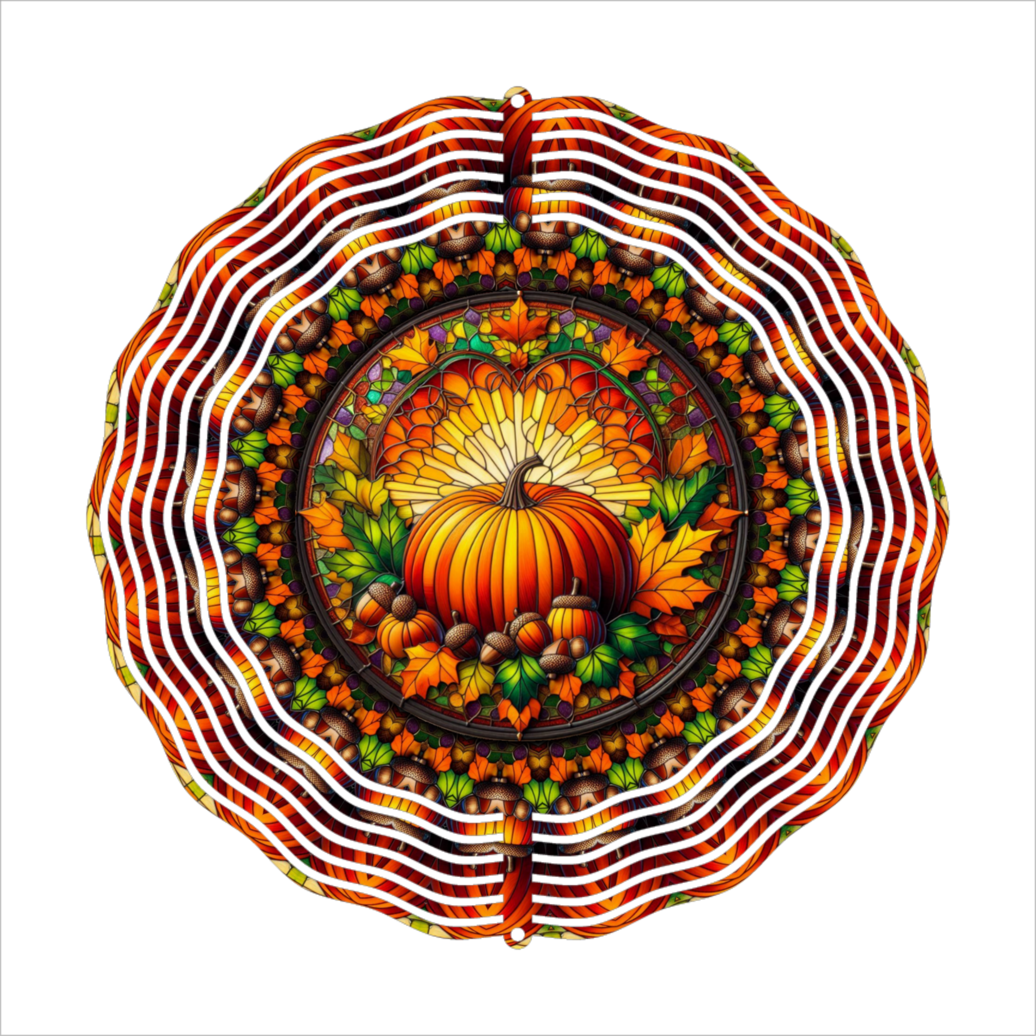 Autumn Pumpkin - Wind Spinner - Sublimation Transfer