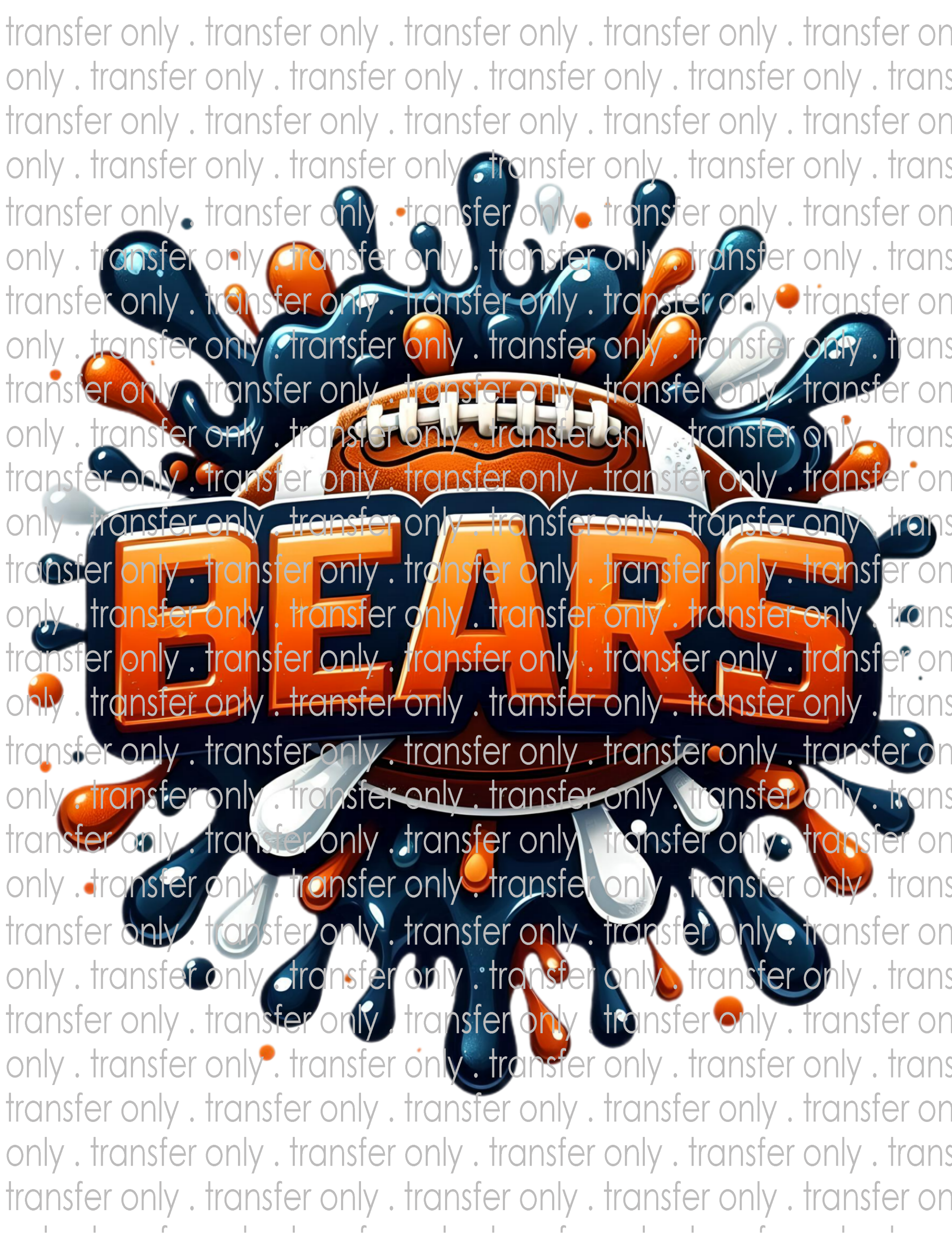 Pro Team - Waterslide, Sublimation Transfers