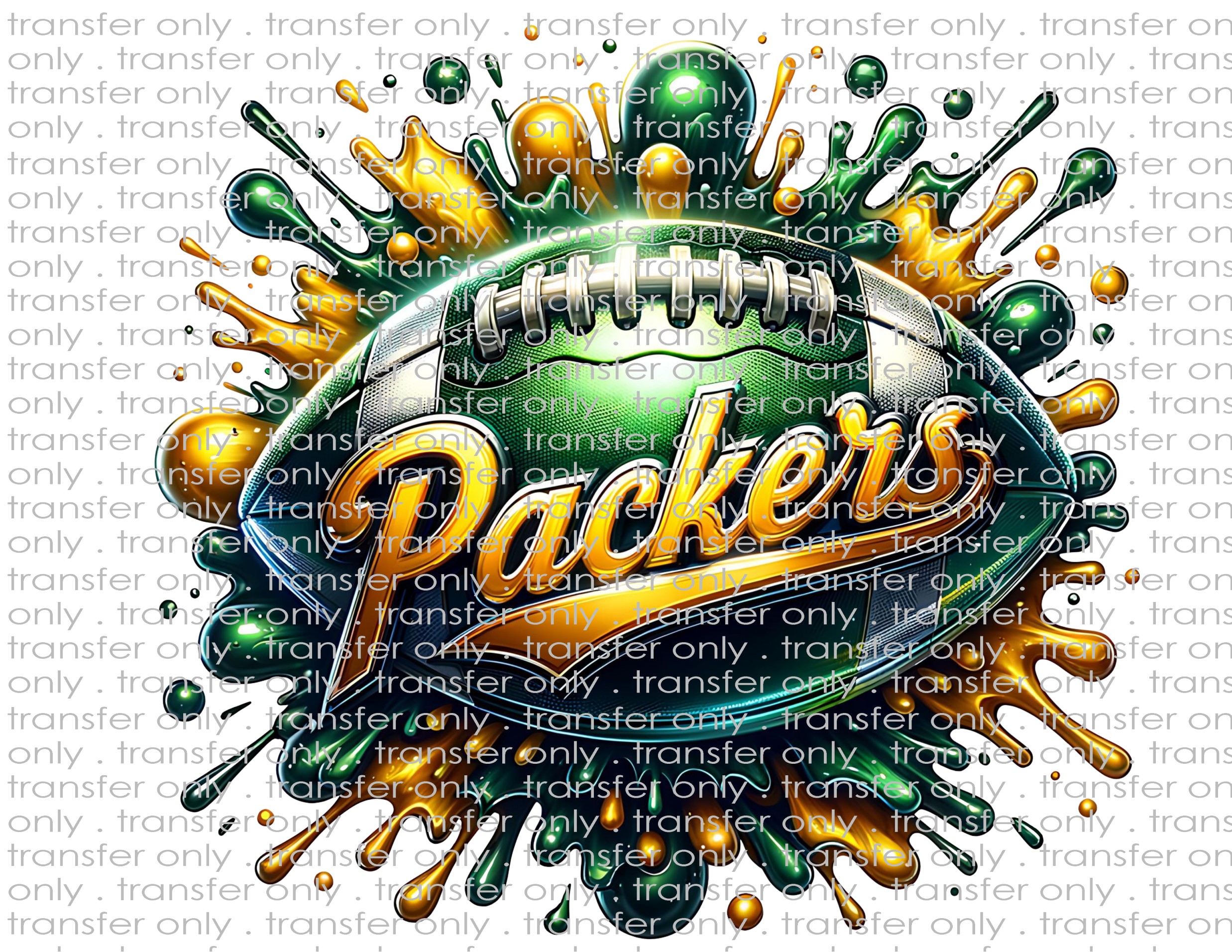 Pro Team - Waterslide, Sublimation Transfers