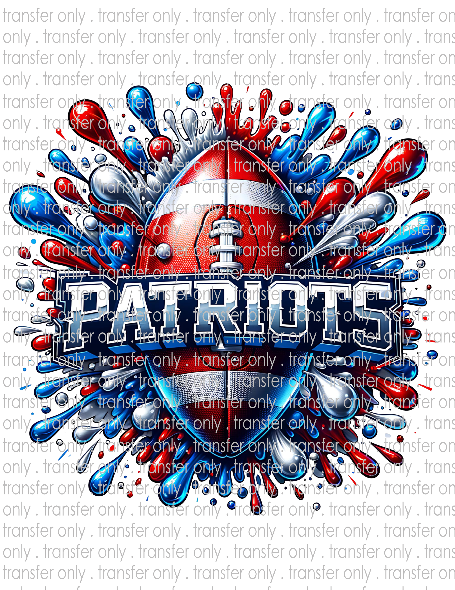 Pro Team - Waterslide, Sublimation Transfers