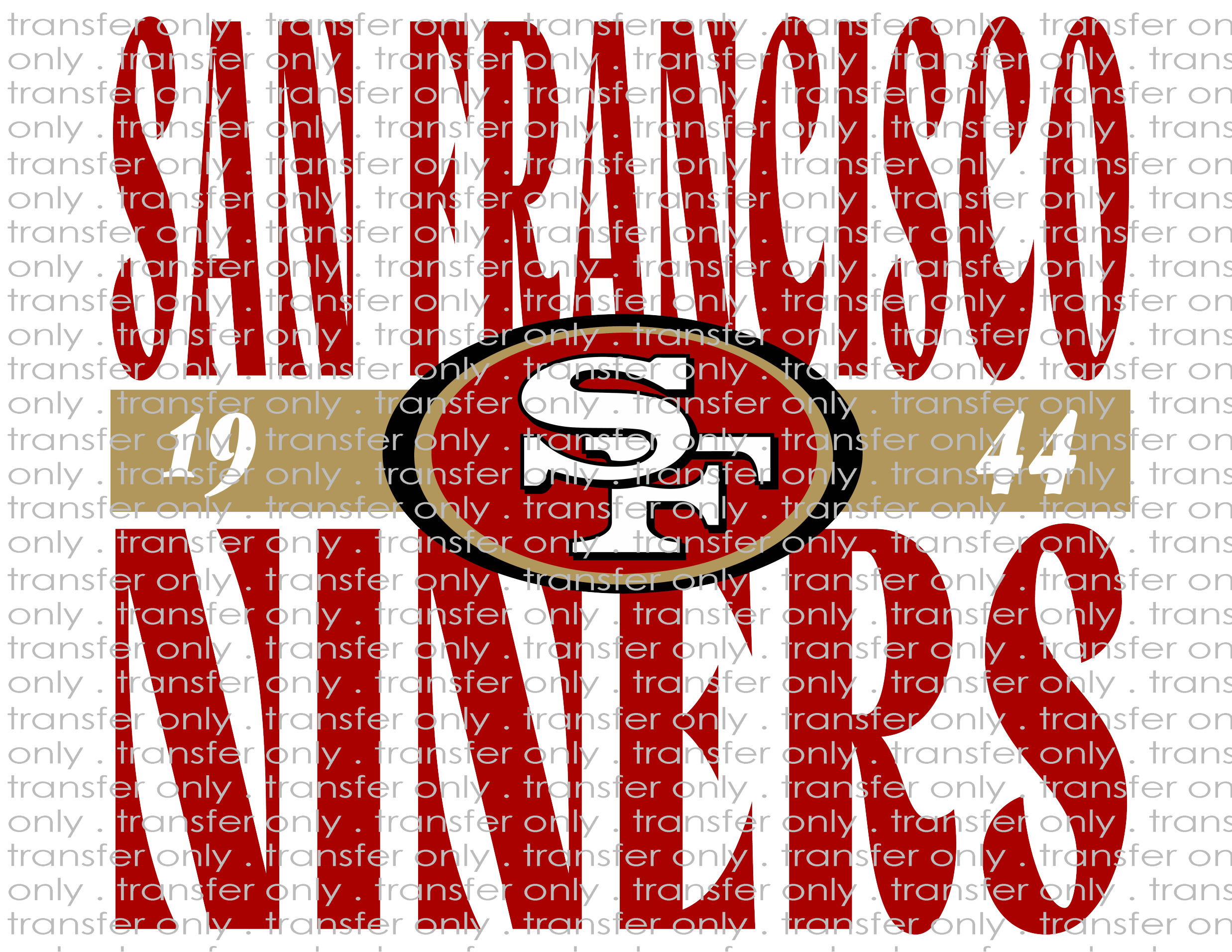 Pro Team - Waterslide, Sublimation Transfers