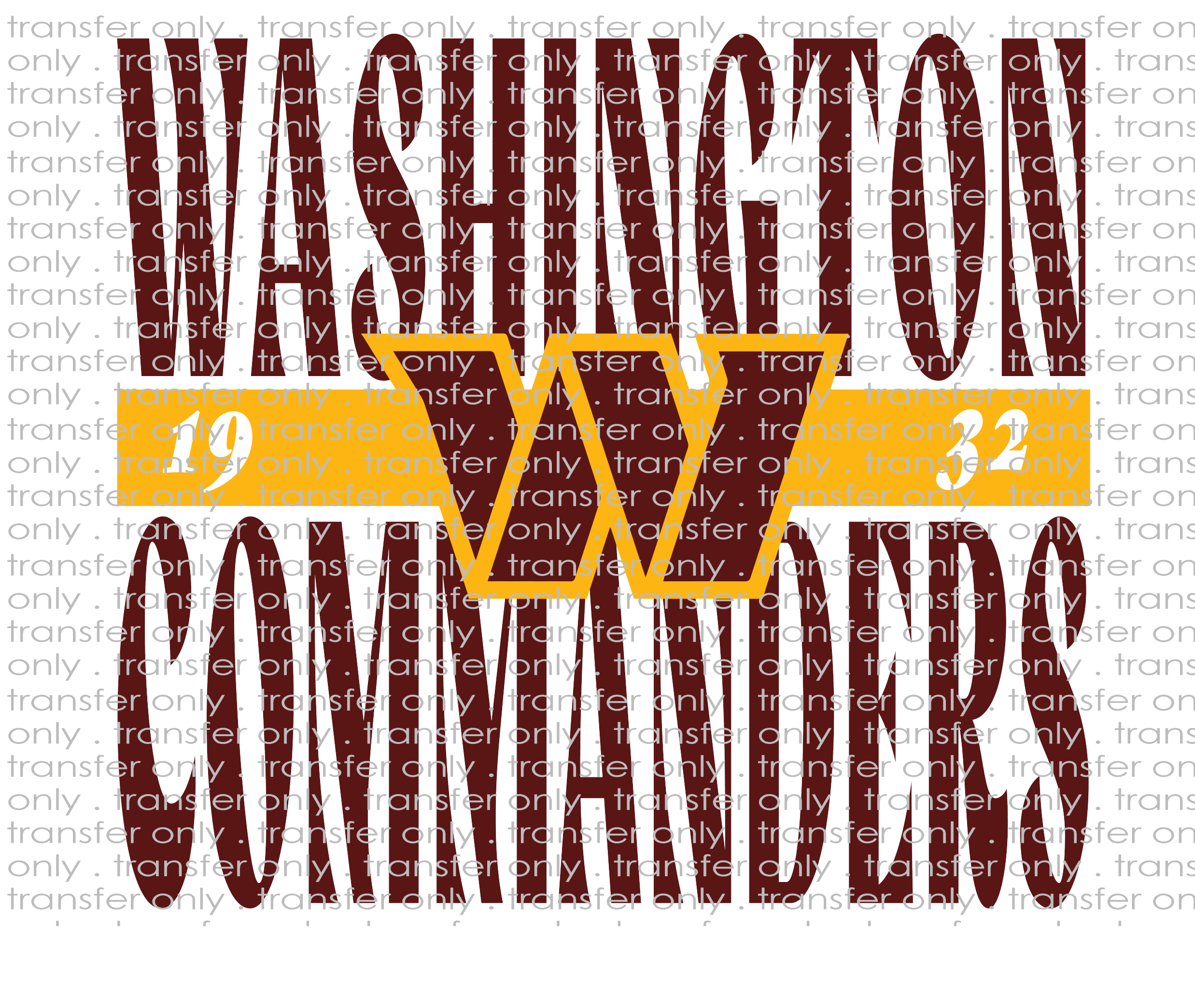 Pro Team - Waterslide, Sublimation Transfers