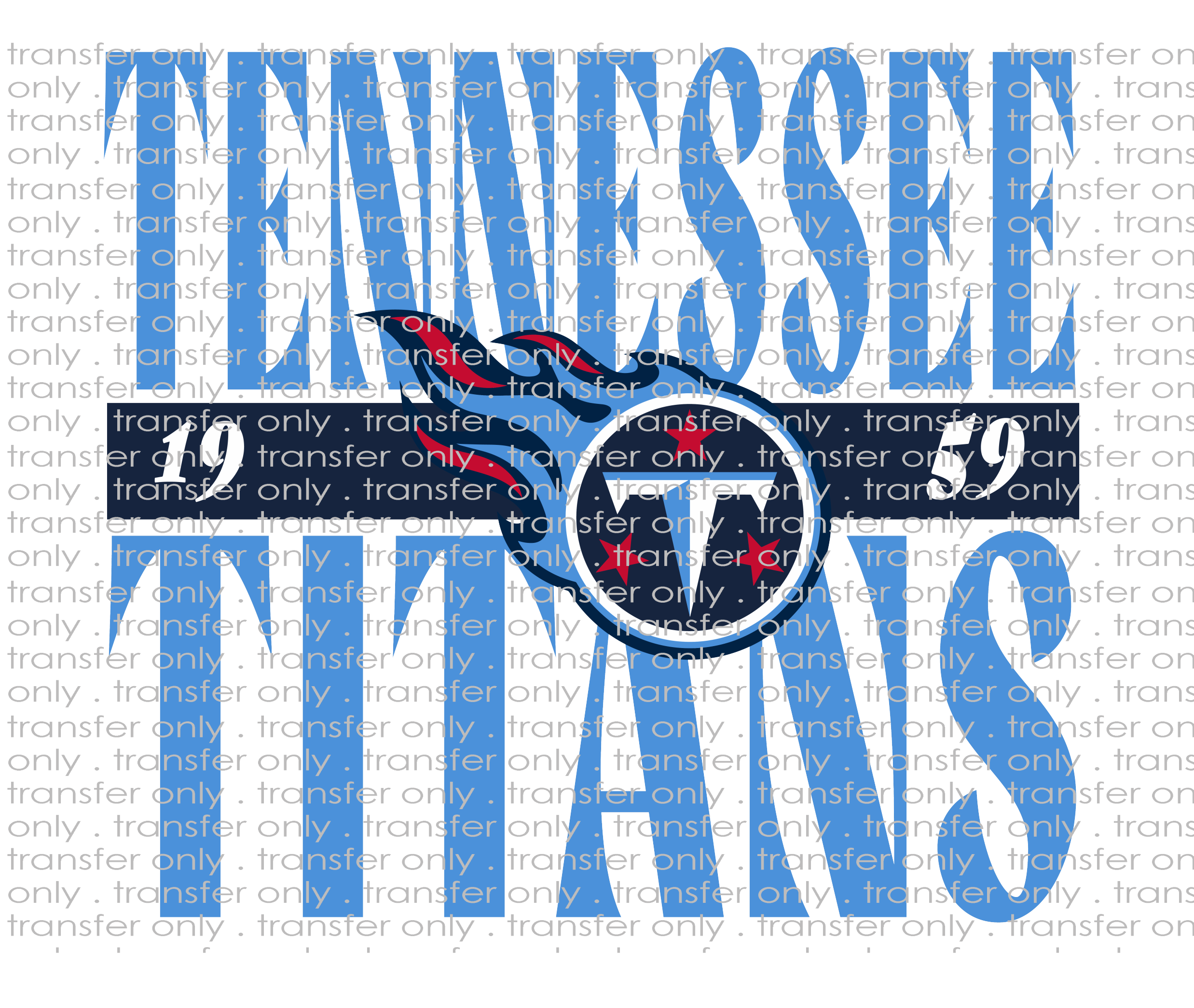 Pro Team - Waterslide, Sublimation Transfers